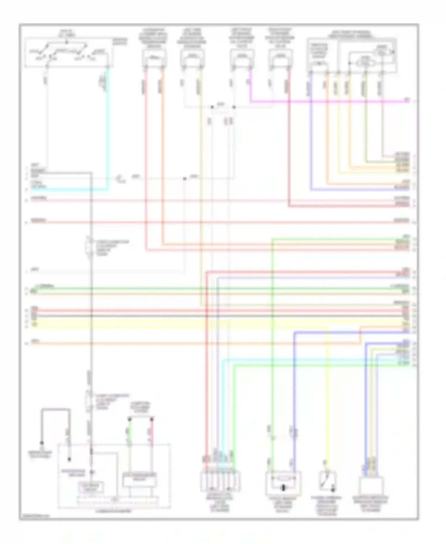 Lancer Mitsubishi X facelift (2011-2015): Wiring diagram engine performance 2.0l (3 of 4)