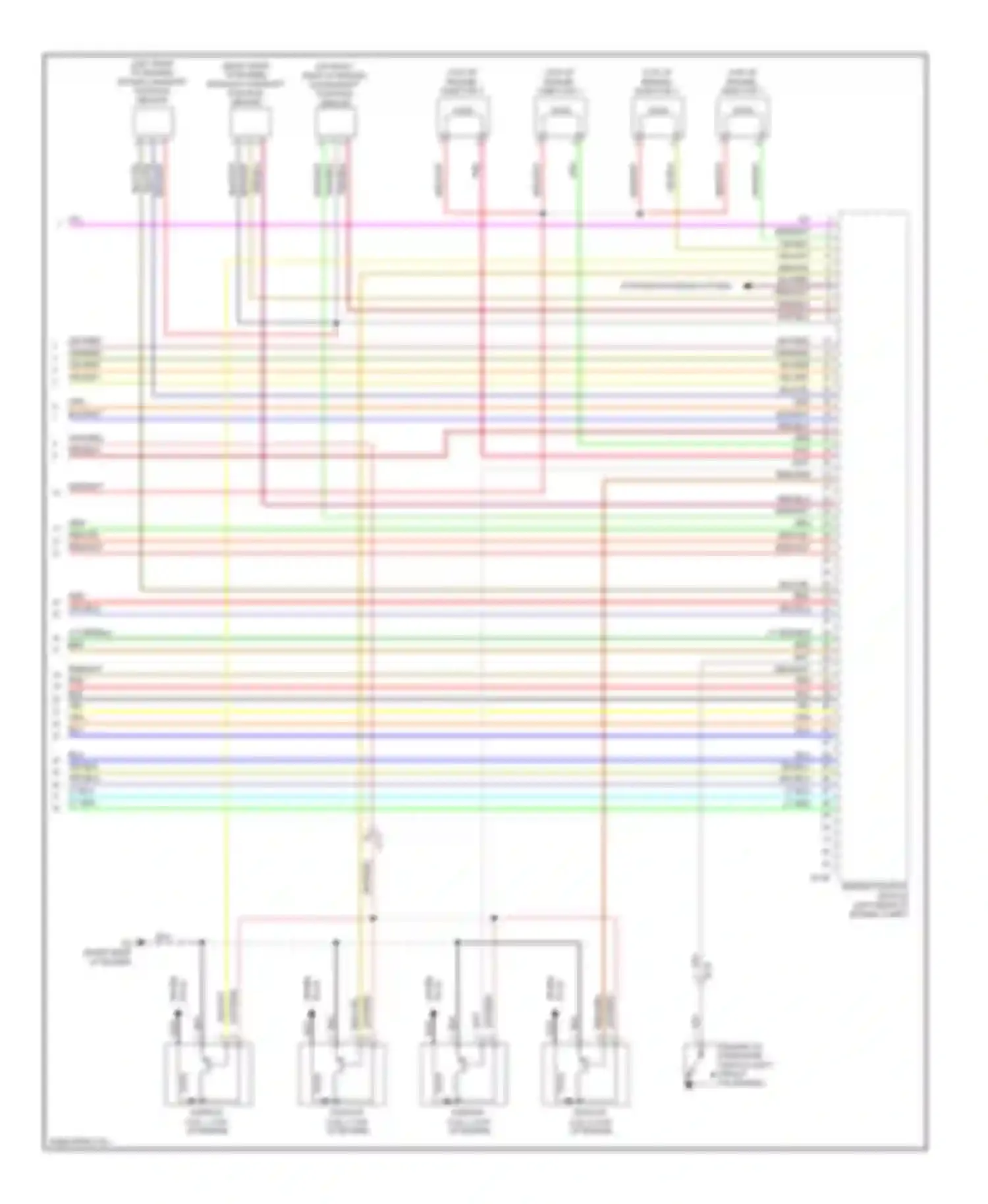 Lancer Mitsubishi X facelift (2011-2015): Wiring diagram engine performance 2.0l (4 of 4)