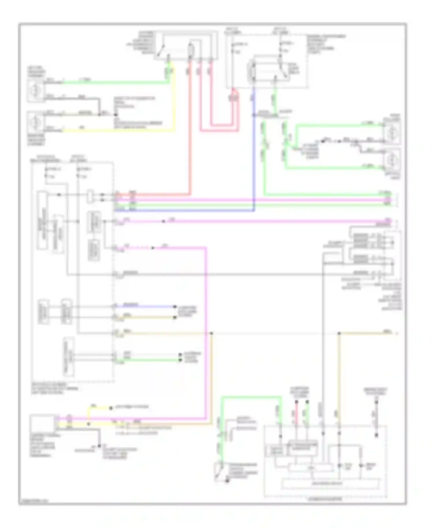 Lancer Mitsubishi X facelift (2011-2015): Headlights circuit, with high intensity discharge (1 of 2)
