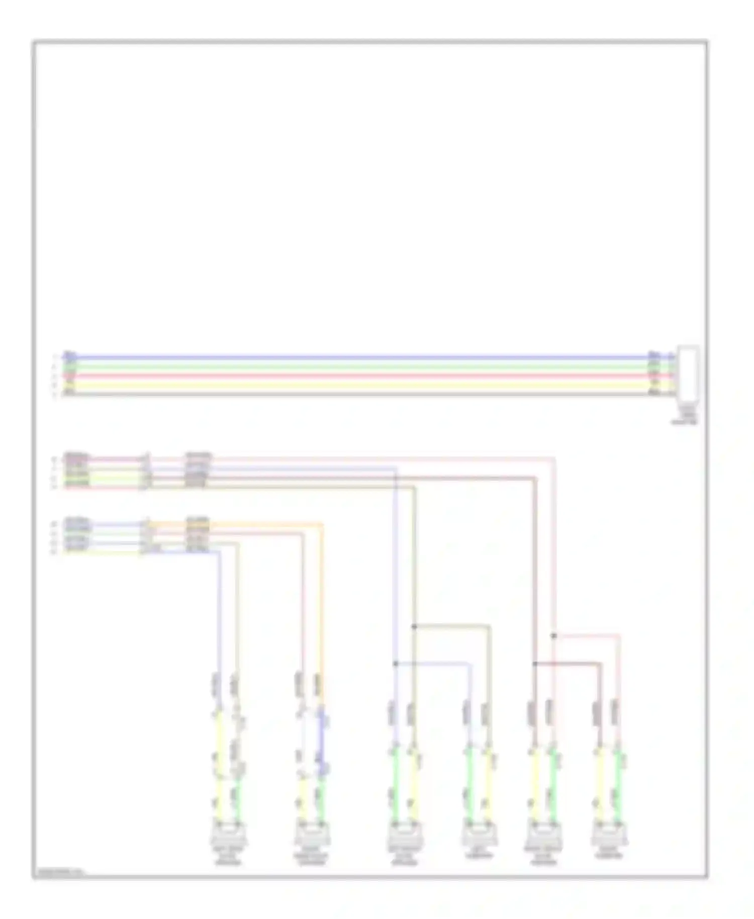 Lancer Mitsubishi X facelift (2011-2015): Navigation circuit, except evolution without amplifier (3 of 3)