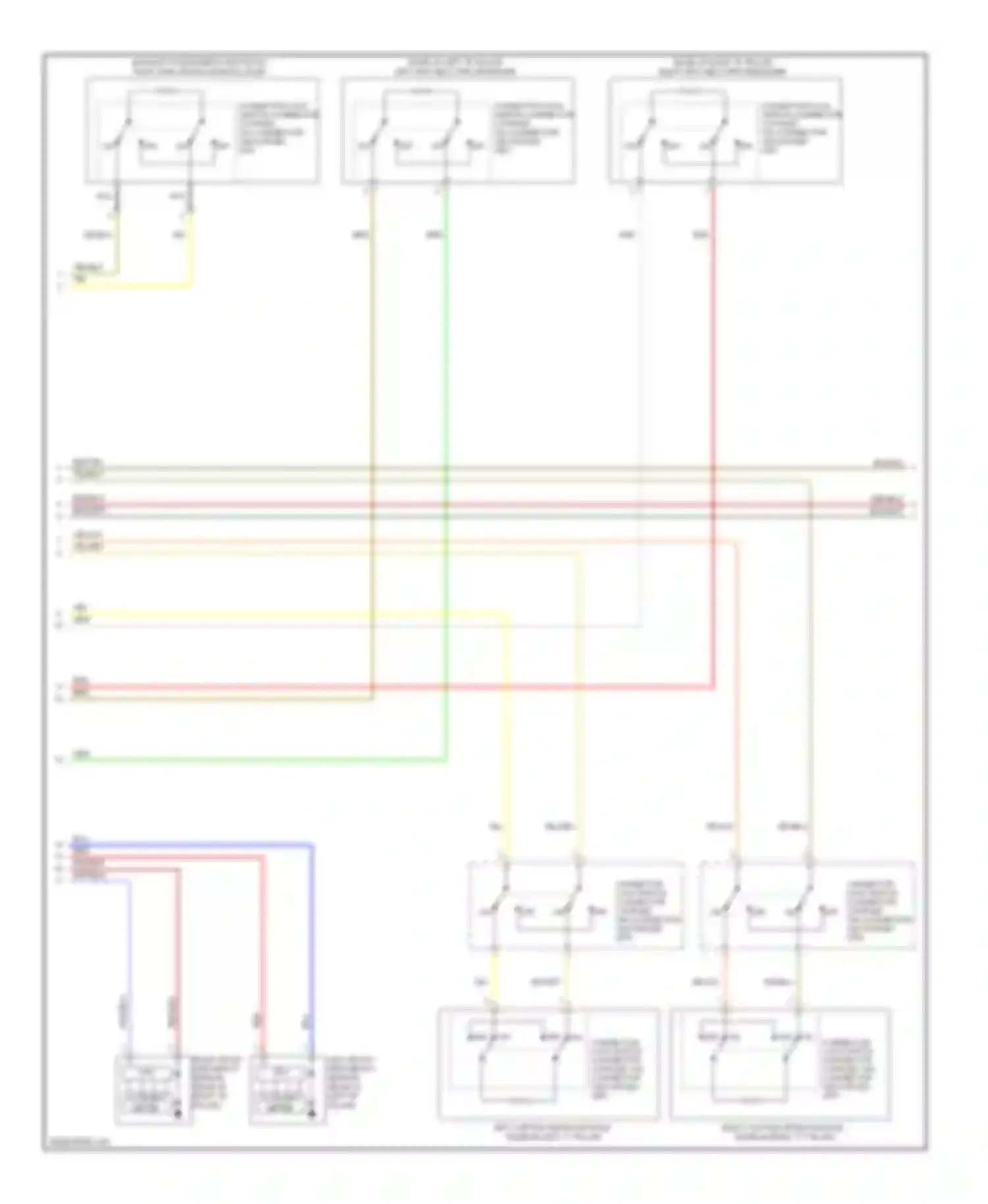 Lancer Mitsubishi X facelift (2011-2015): Supplemental restraints circuit, evolution (2 of 4)