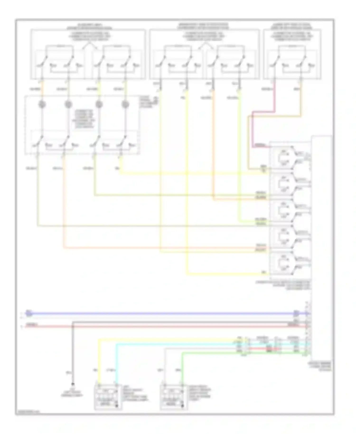 Lancer Mitsubishi X facelift (2011-2015): Supplemental restraints circuit, evolution (4 of 4)