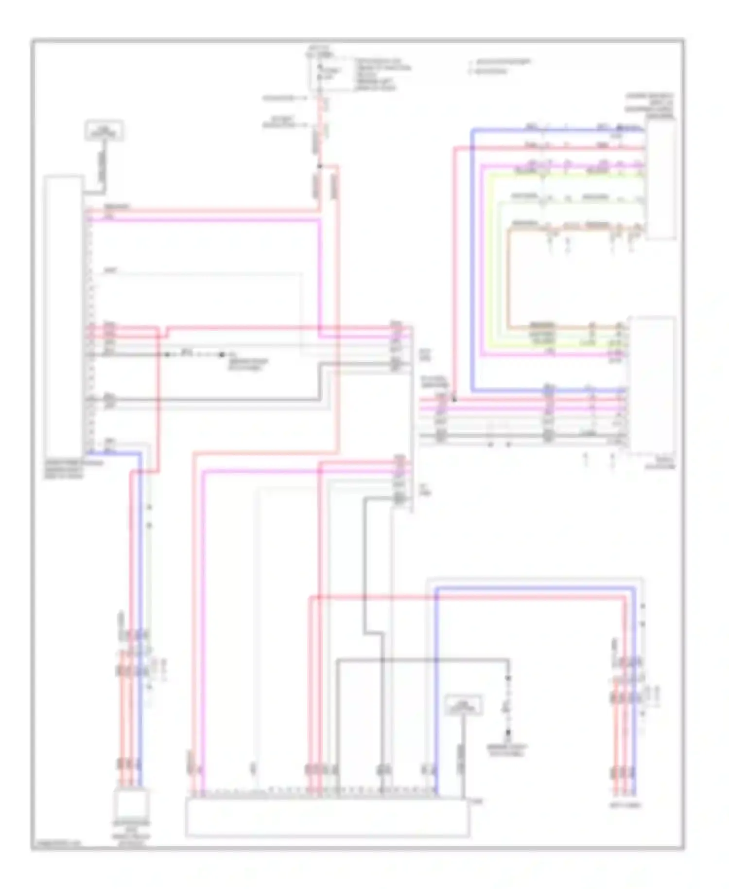 Wiring diagram 10 d-30 10 d-26 for Mitsubishi Lancer X facelift (2011-2015) (2 of 2)