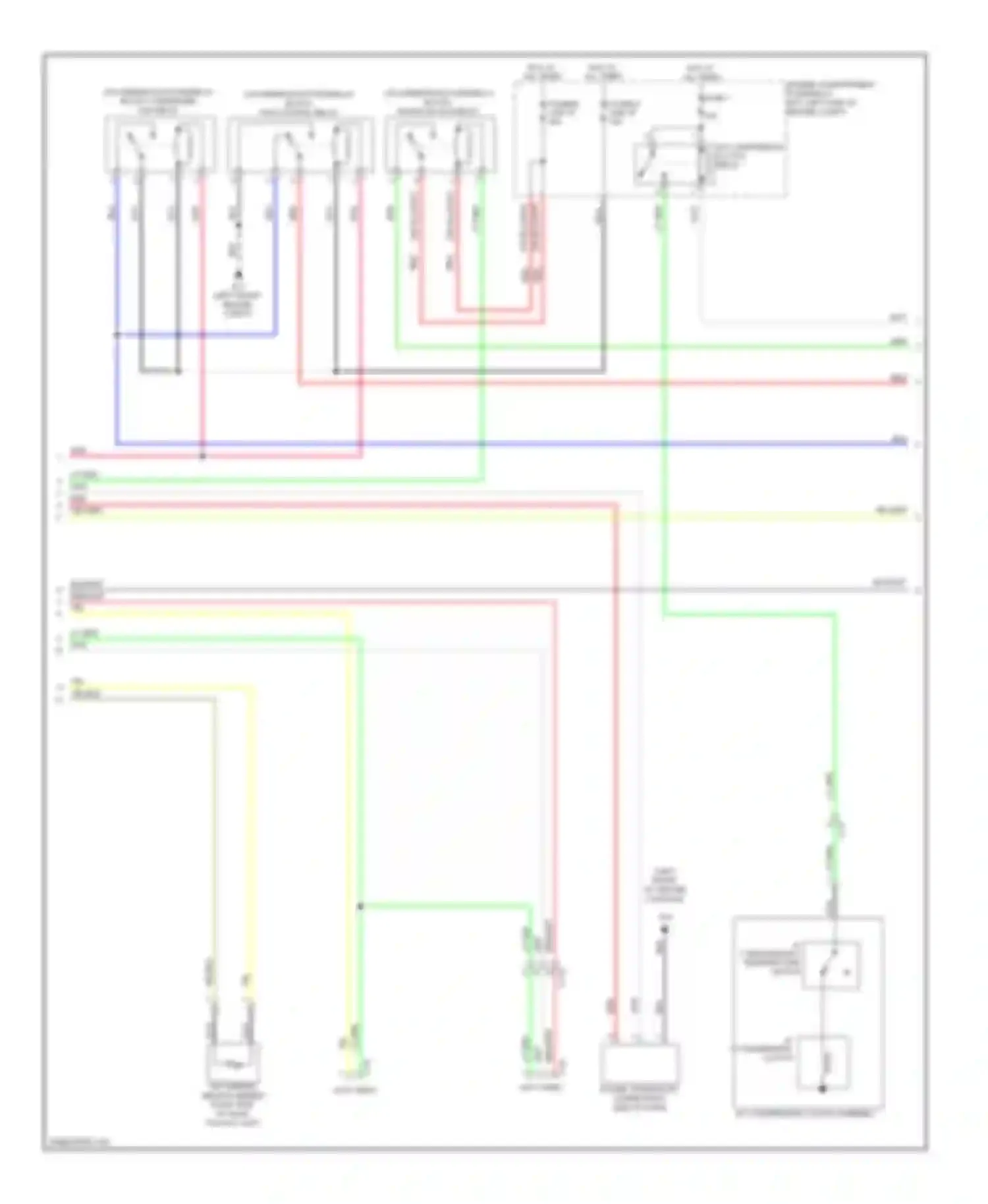 Wiring diagram a/c compressor clutch assembly for Mitsubishi Lancer X facelift (2011-2015) (2 of 5)