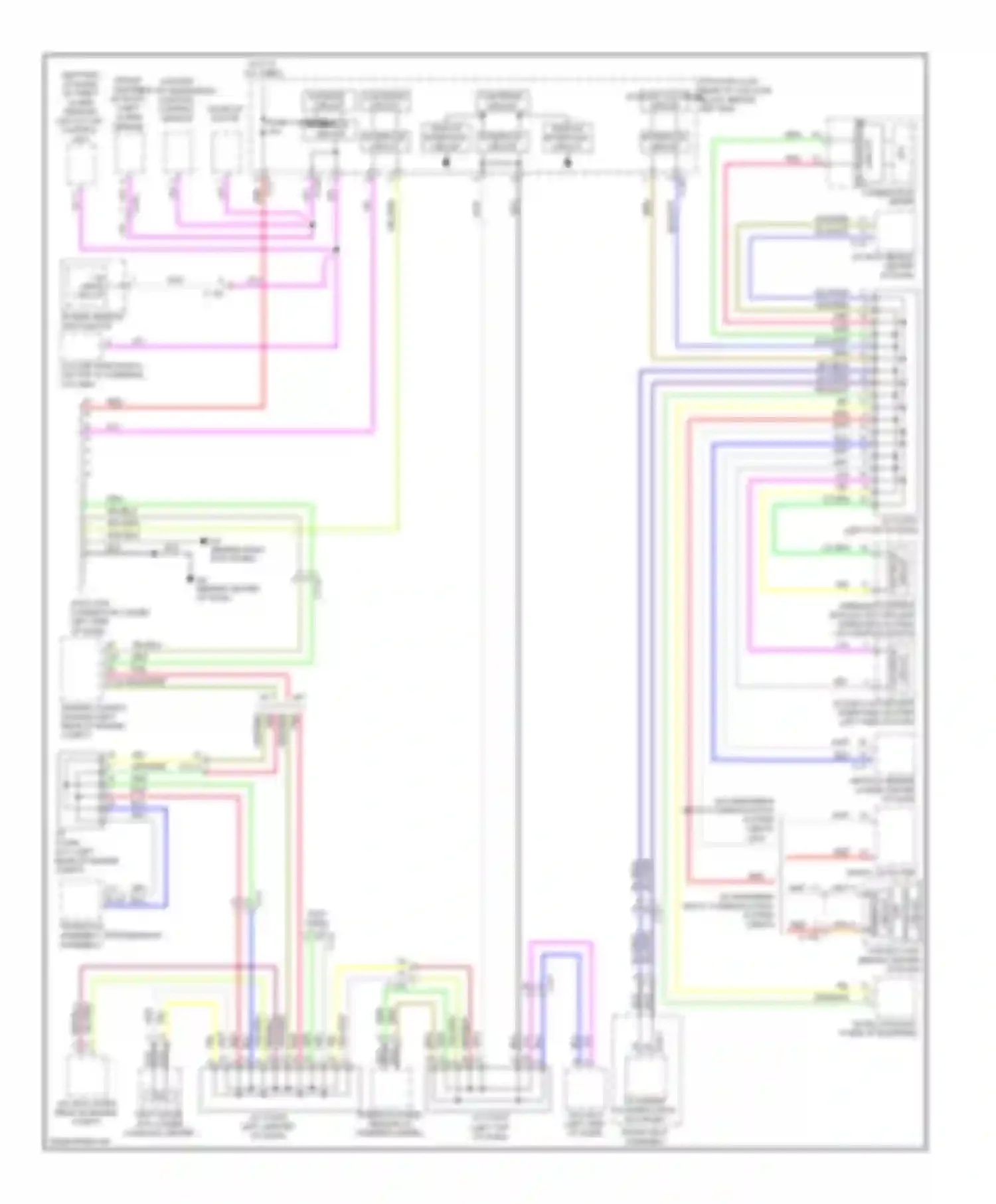 Wiring diagram analog interface circuit for Mitsubishi Lancer X facelift (2011-2015) (7 of 16)