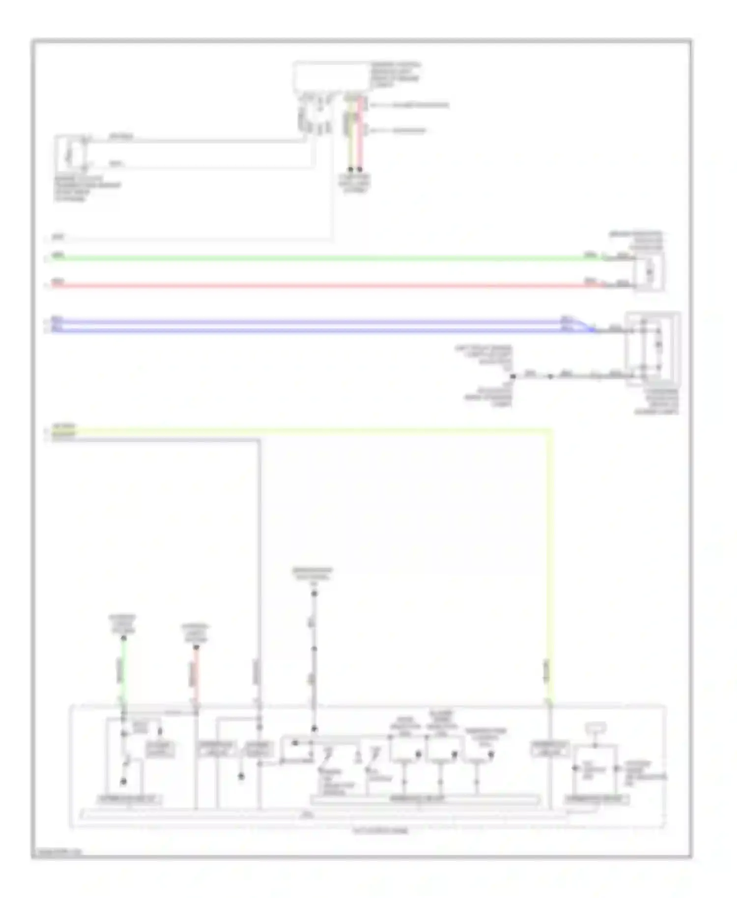 Wiring diagram b-10 for Mitsubishi Lancer X facelift (2011-2015) (1 of 3)