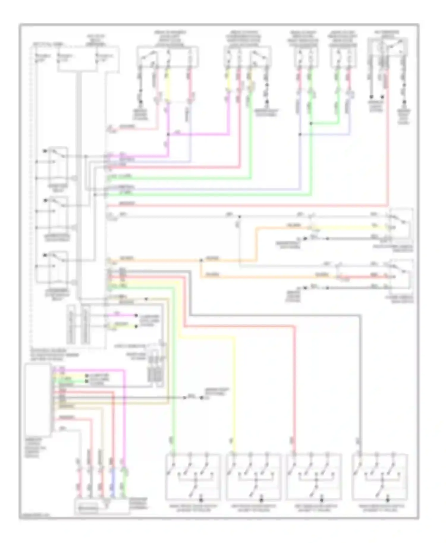Wiring diagram blk/wht for Mitsubishi Lancer X facelift (2011-2015) (77 of 101)