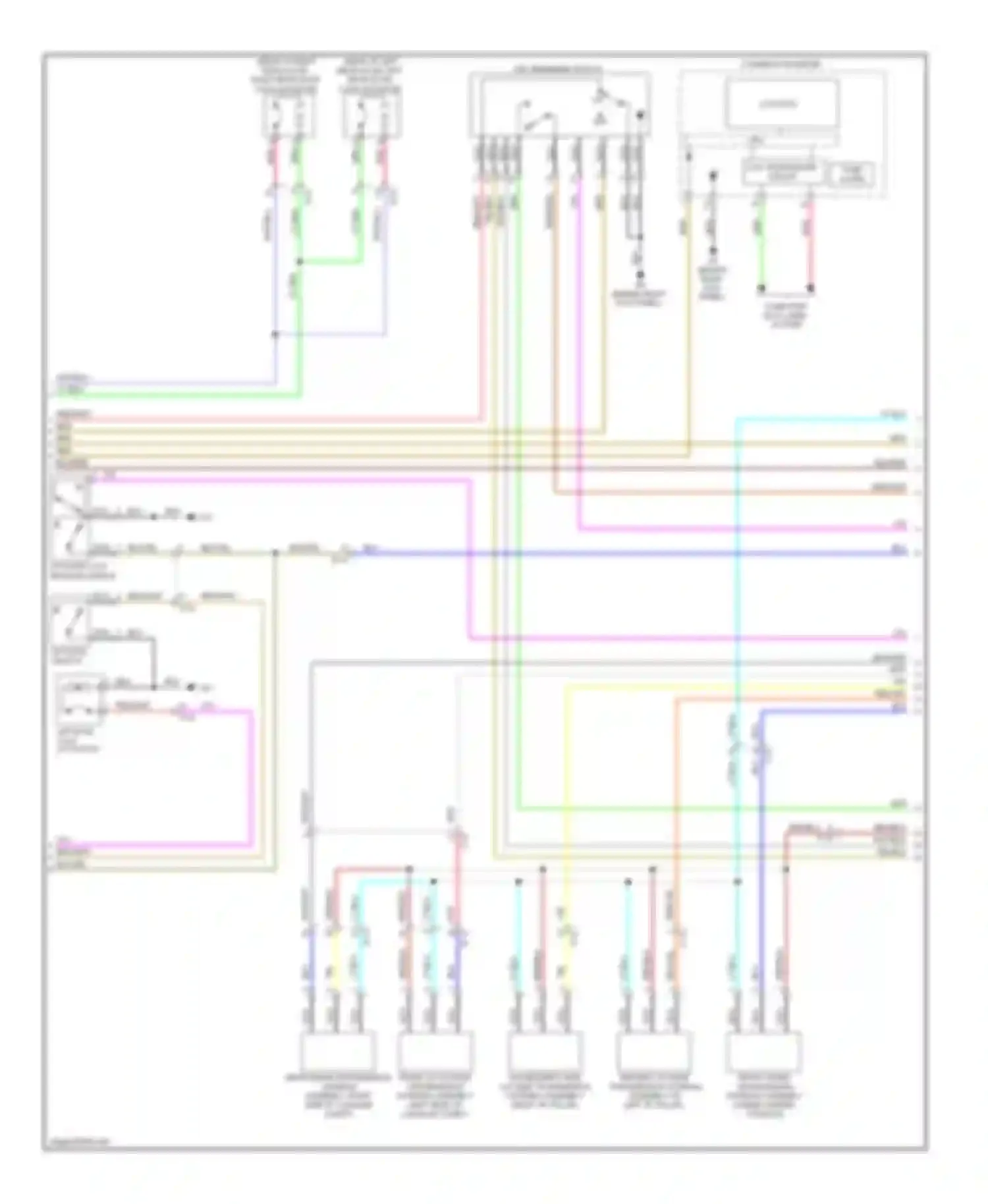 Wiring diagram blk/yel for Mitsubishi Lancer X facelift (2011-2015) (23 of 42)