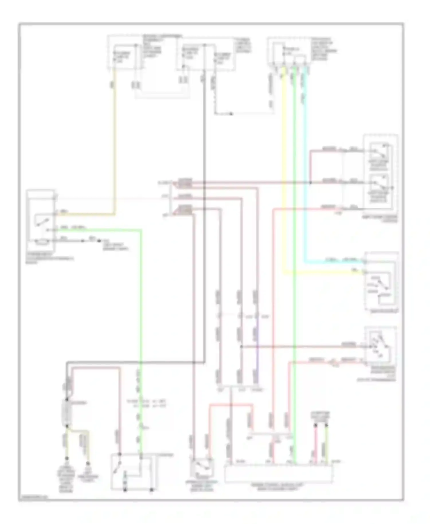 Wiring diagram blk/yel for Mitsubishi Lancer X facelift (2011-2015) (33 of 42)