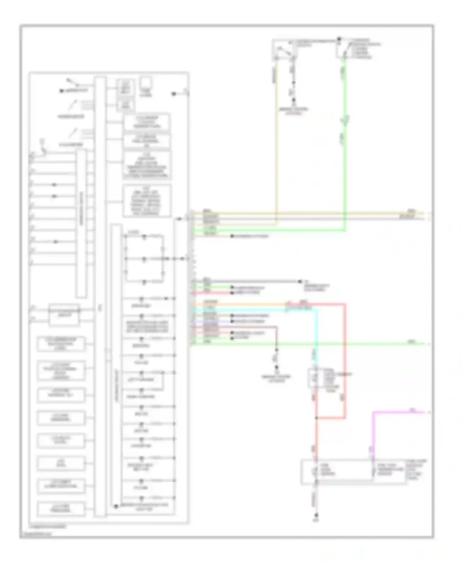 Wiring diagram combination meter for Mitsubishi Lancer X facelift (2011-2015) (36 of 64)