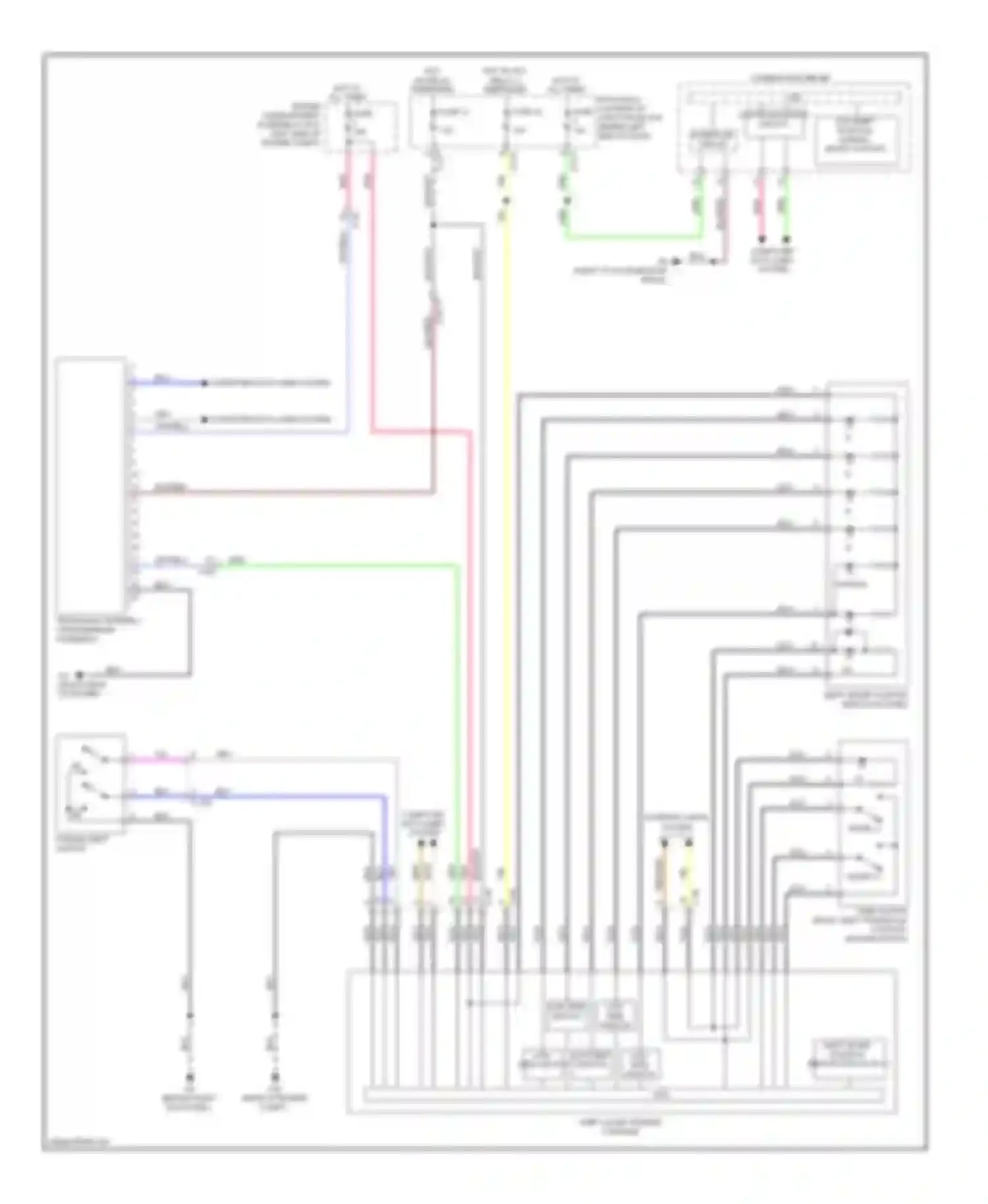 Wiring diagram computer data lines system for Mitsubishi Lancer X facelift (2011-2015) (91 of 98)