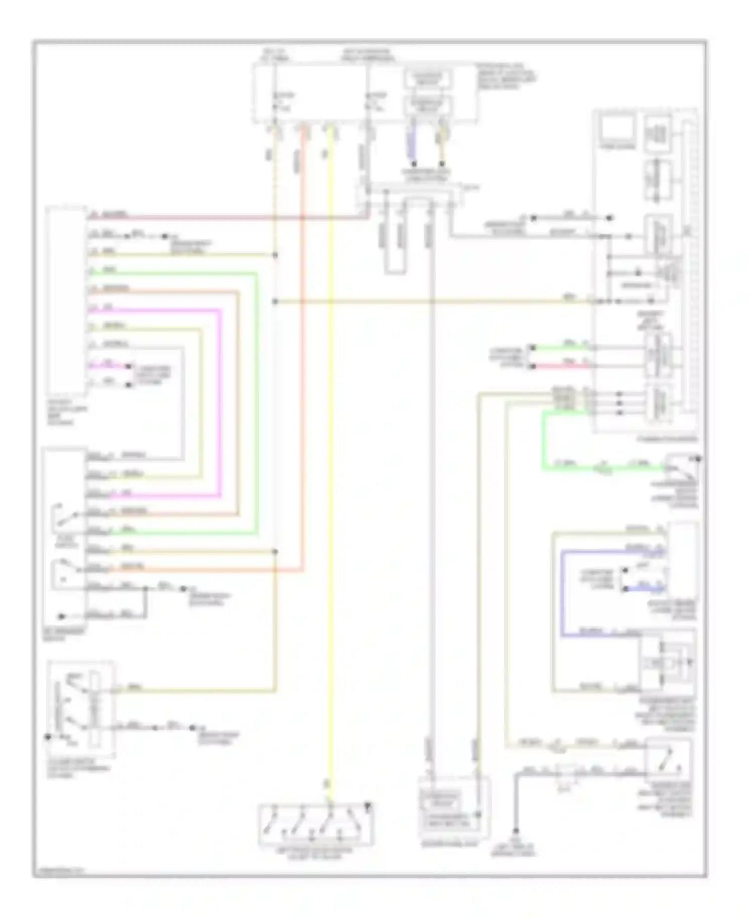 Wiring diagram computer data lines system for Mitsubishi Lancer X facelift (2011-2015) (93 of 98)