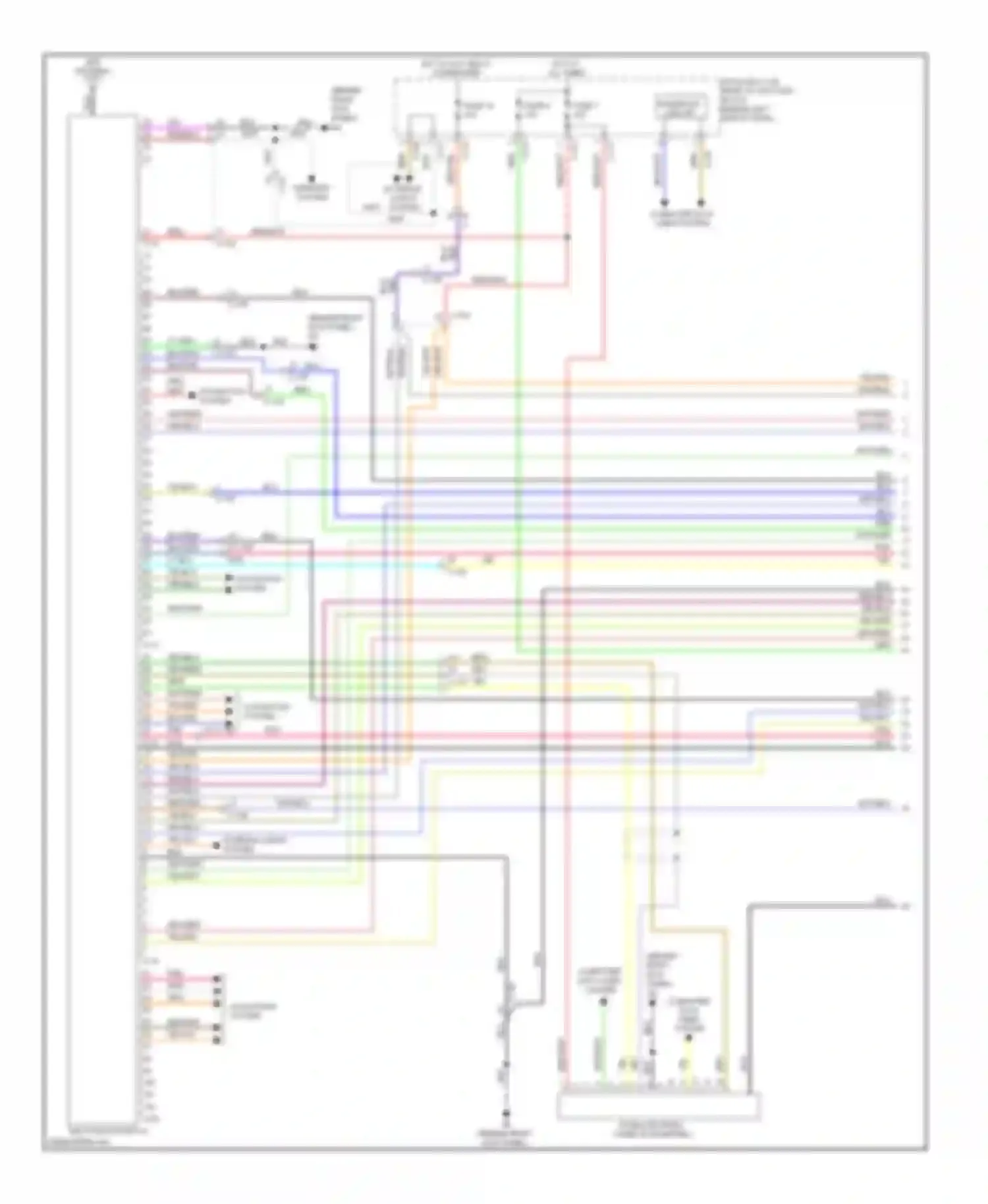 Wiring diagram computer data lines system for Mitsubishi Lancer X facelift (2011-2015) (80 of 98)
