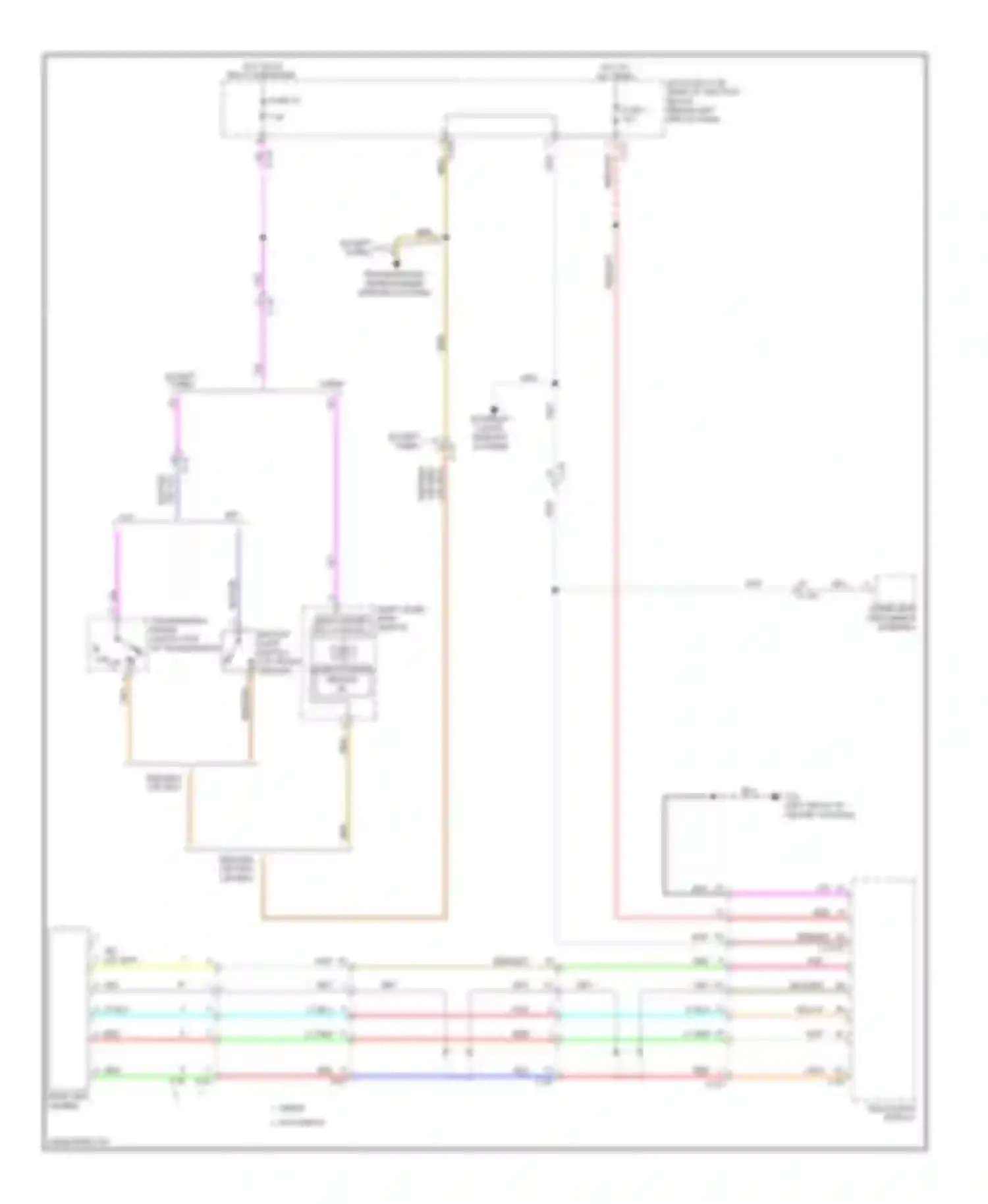 Wiring diagram etacs-ecu (on rear of junction block, behind left for Mitsubishi Lancer X facelift (2011-2015) (1 of 2)