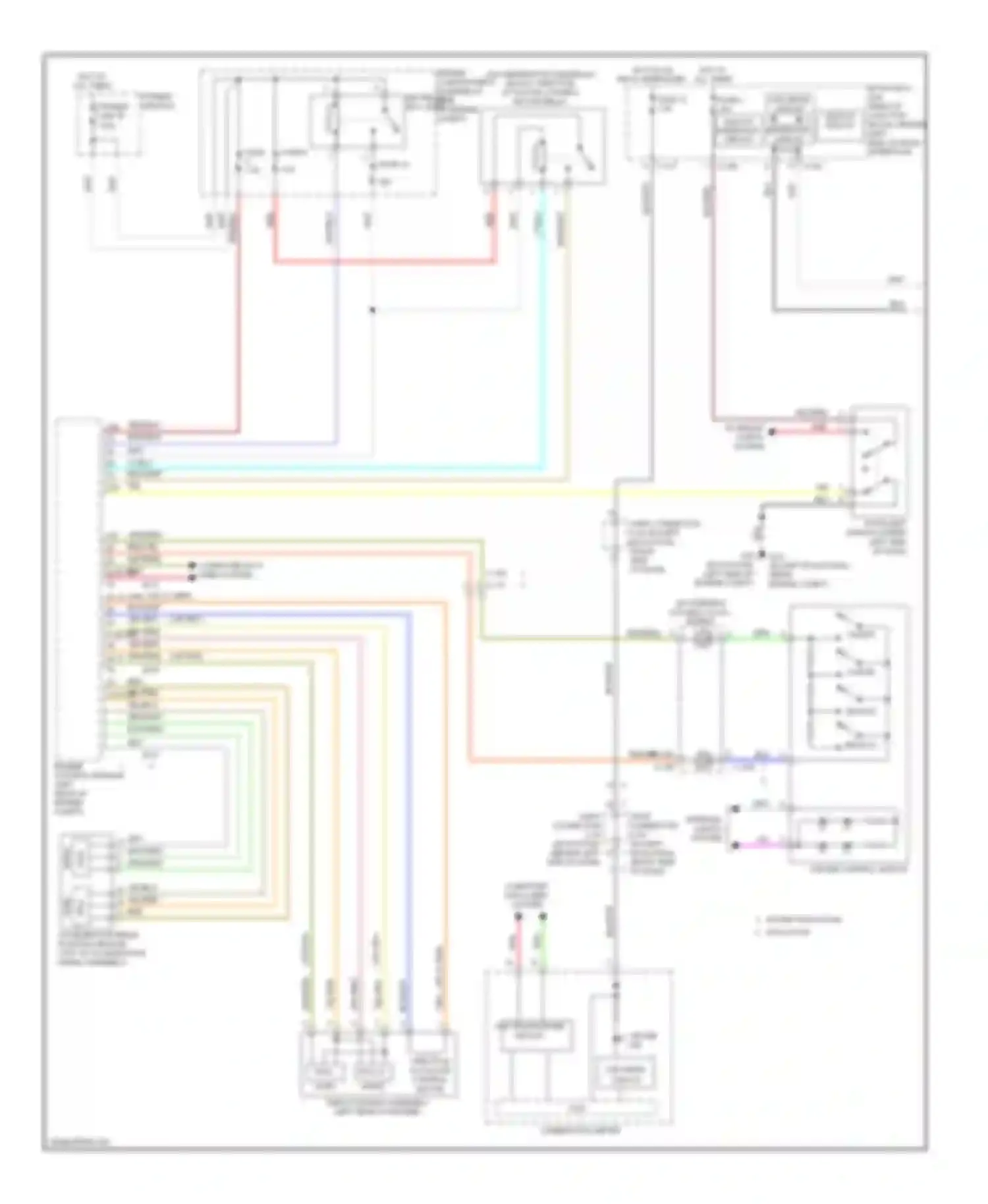 Wiring diagram fuse 2 for Mitsubishi Lancer X facelift (2011-2015) (7 of 18)