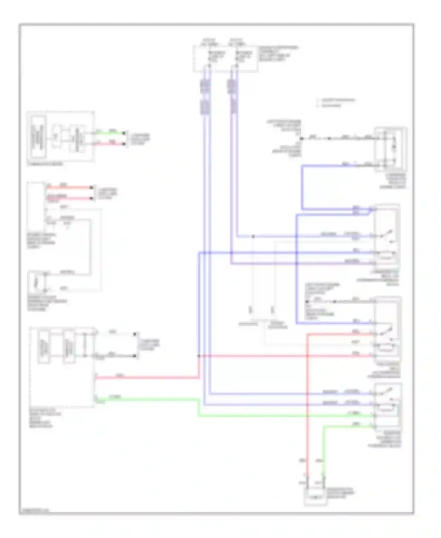 Wiring diagram fusible link 28 for Mitsubishi Lancer X facelift (2011-2015) (5 of 8)
