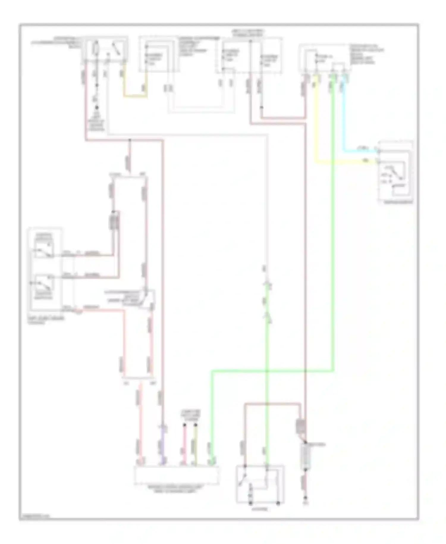 Wiring diagram fusible link 34 for Mitsubishi Lancer X facelift (2011-2015) (4 of 5)