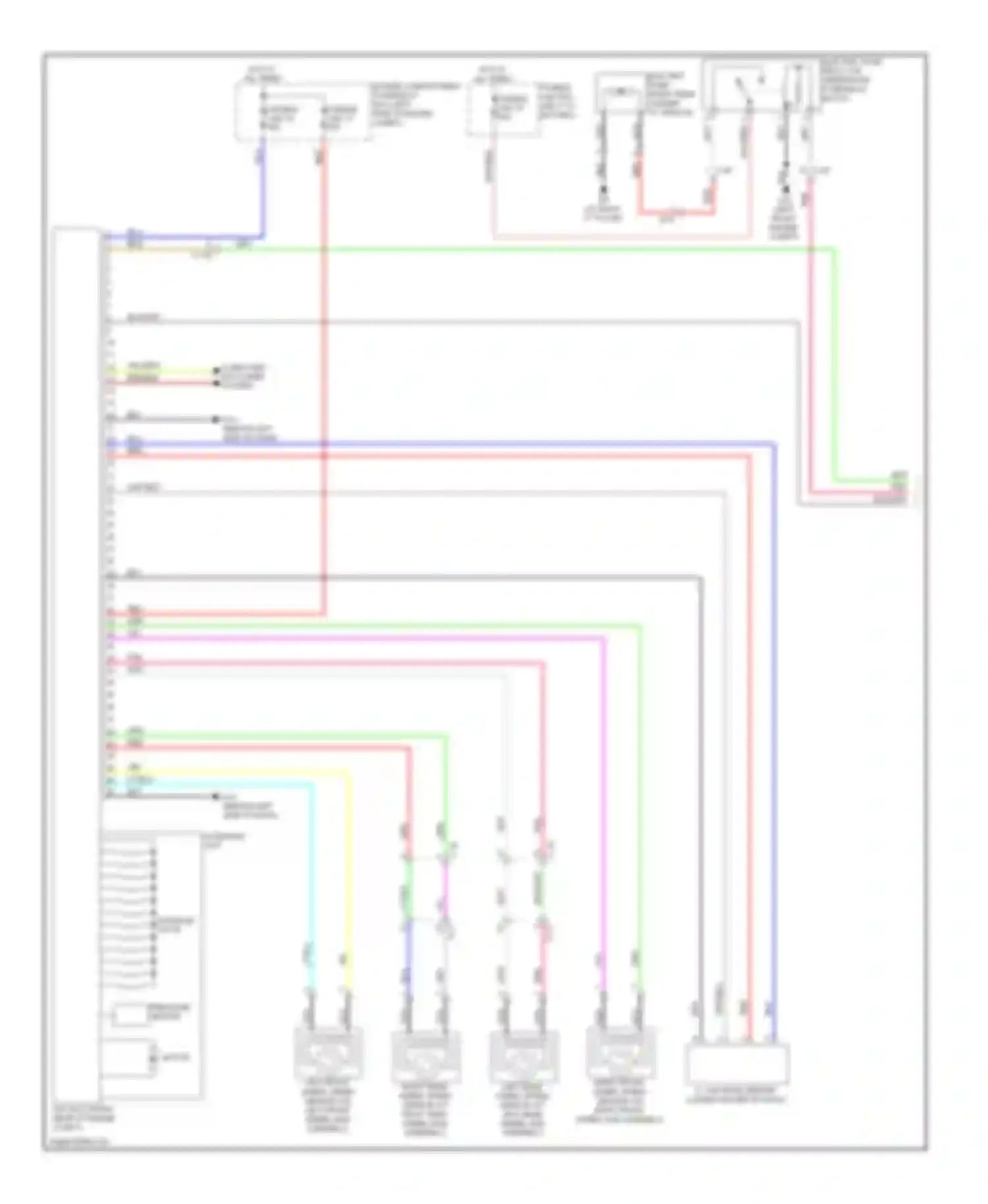Wiring diagram grn/wht for Mitsubishi Lancer X facelift (2011-2015) (16 of 58)