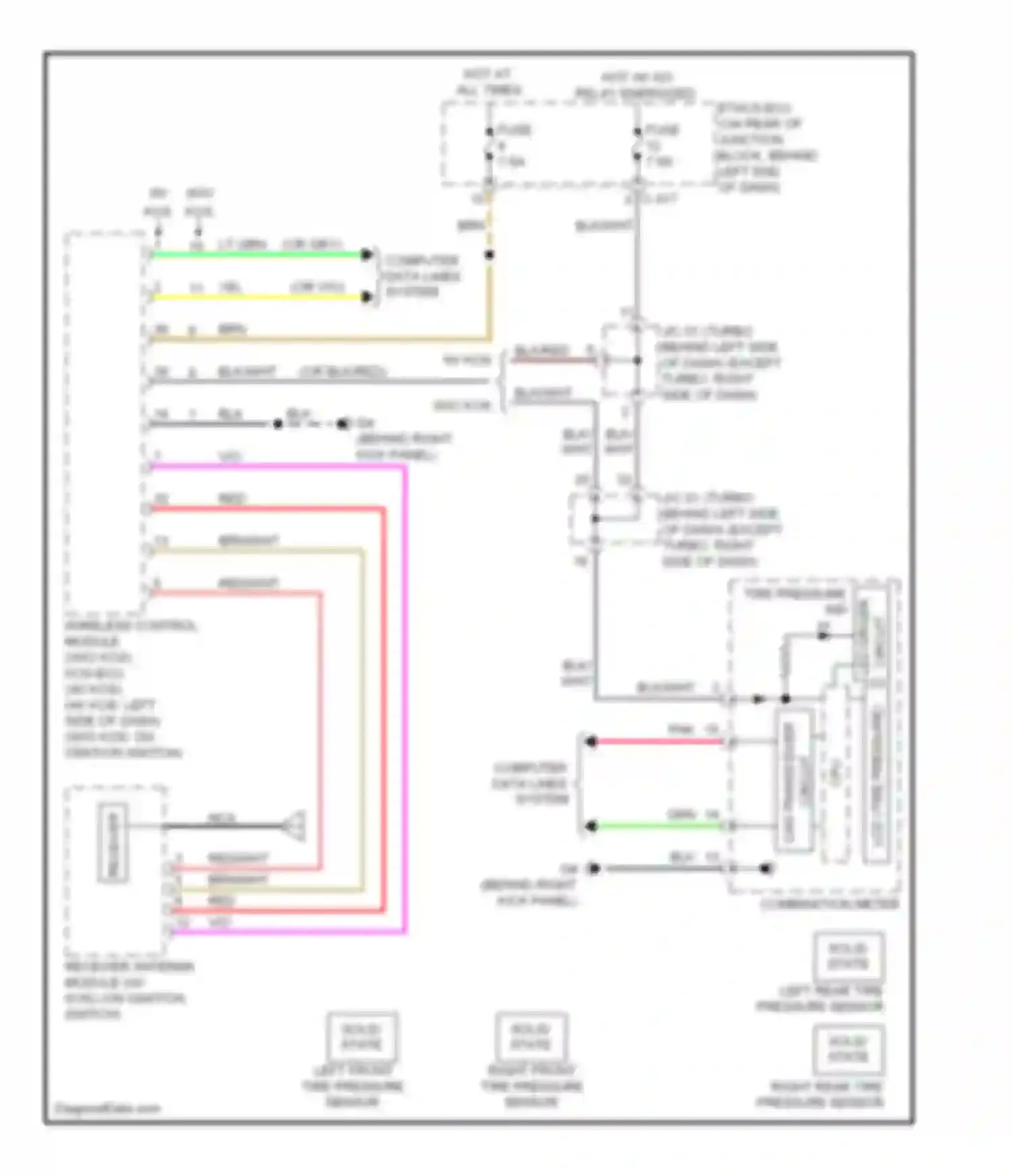 Wiring diagram & receiver for Mitsubishi Lancer X facelift (2011-2015) (5 of 5)