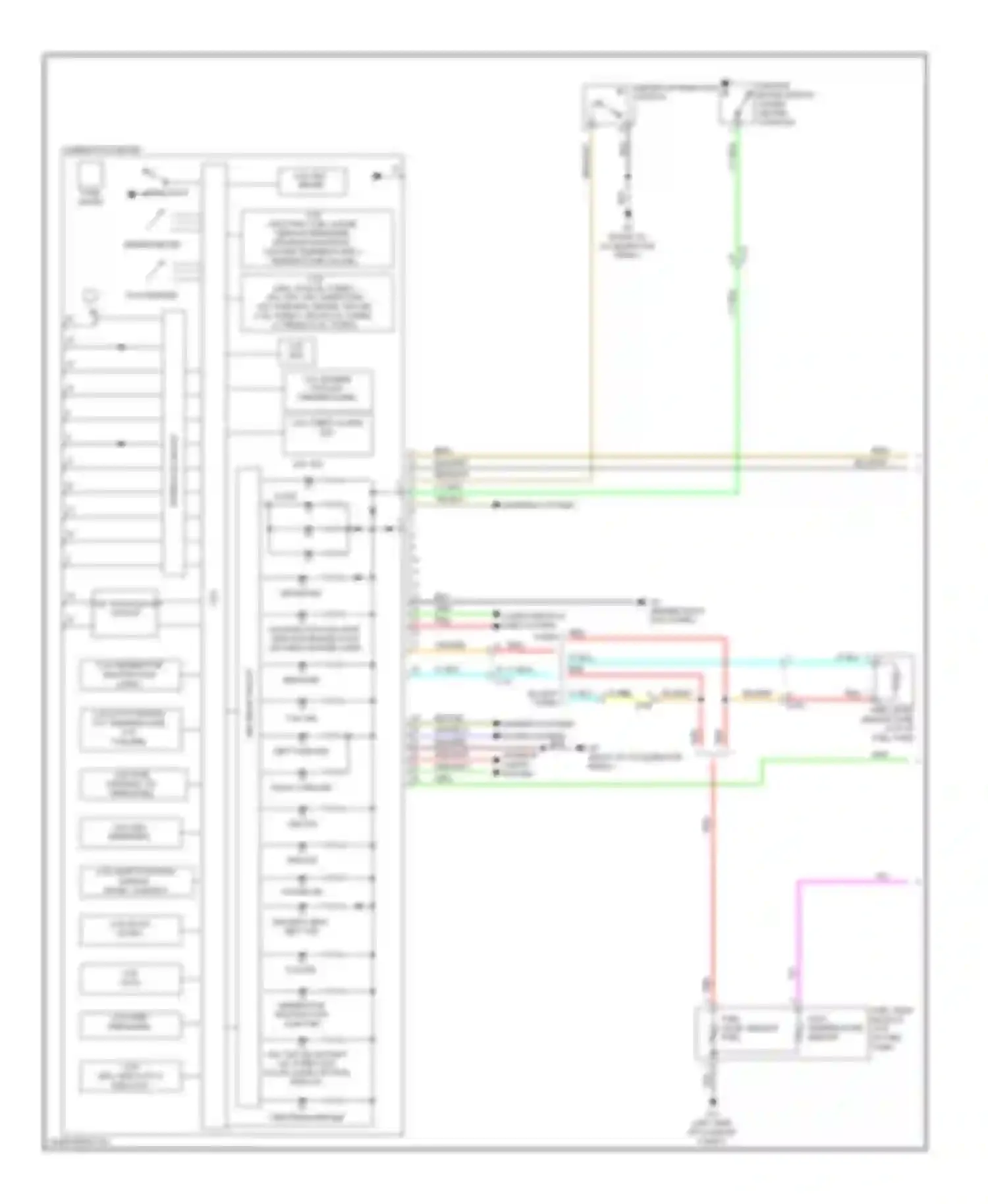 Wiring diagram red/wht for Mitsubishi Lancer X facelift (2011-2015) (46 of 78)