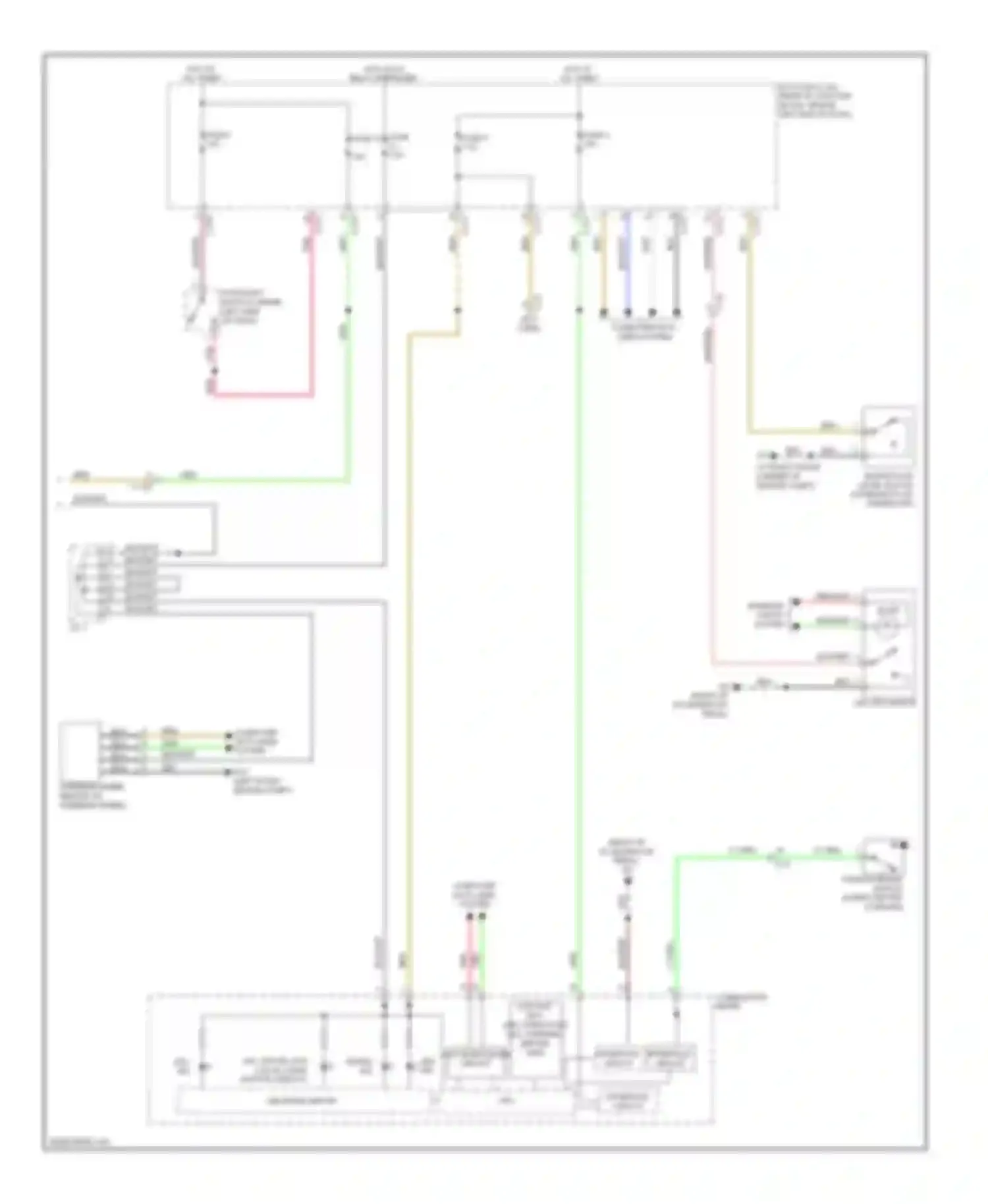 Wiring diagram red/wht for Mitsubishi Lancer X facelift (2011-2015) (11 of 78)