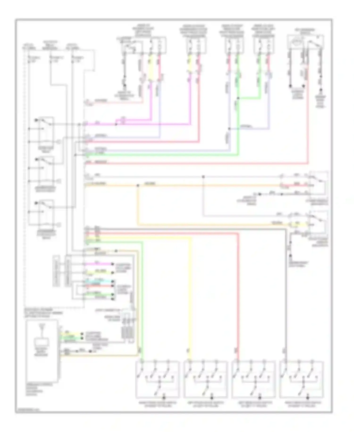 Wiring diagram yel for Mitsubishi Lancer X facelift (2011-2015) (97 of 136)