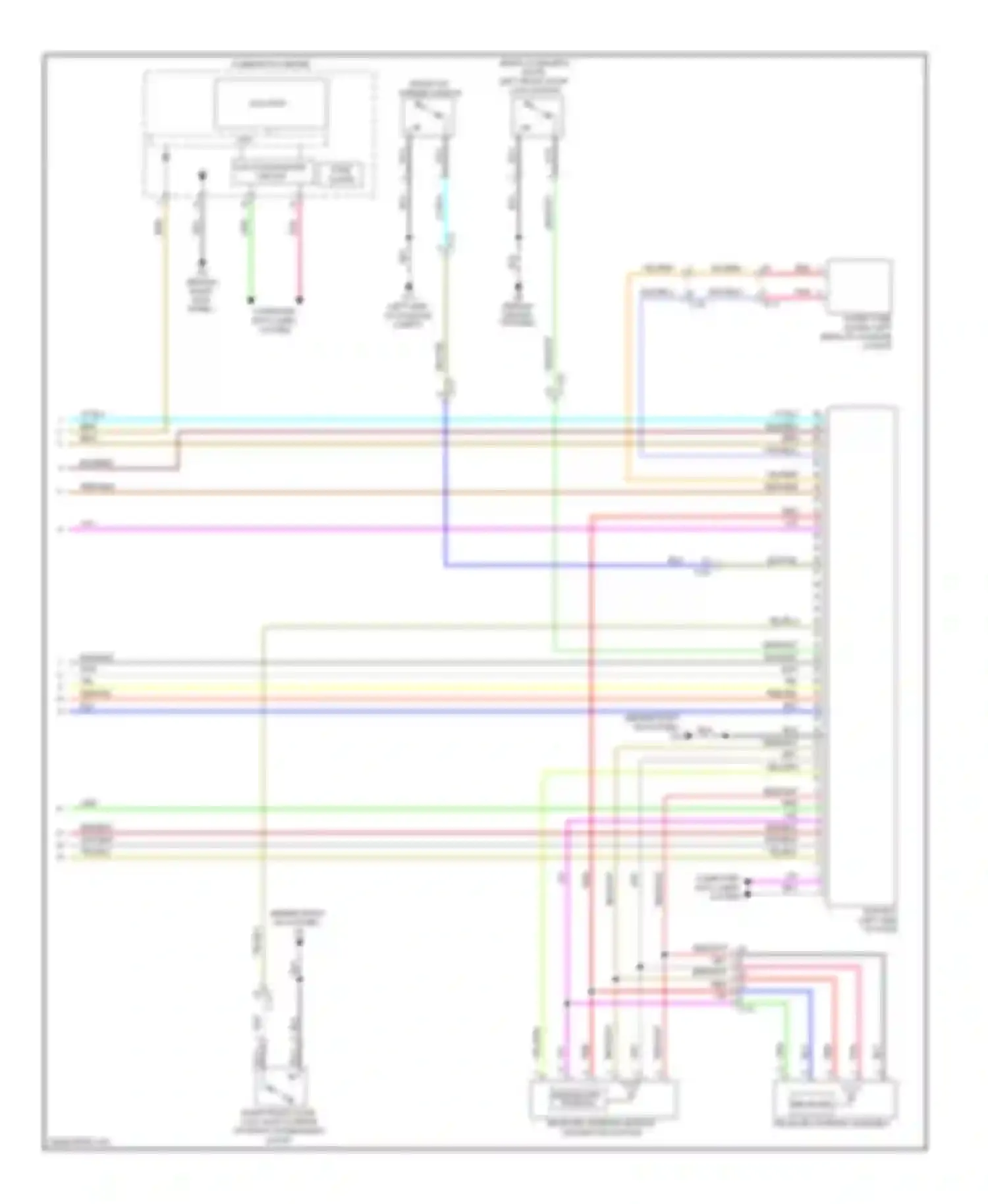 Wiring diagram yel/blu for Mitsubishi Lancer X facelift (2011-2015) (34 of 59)
