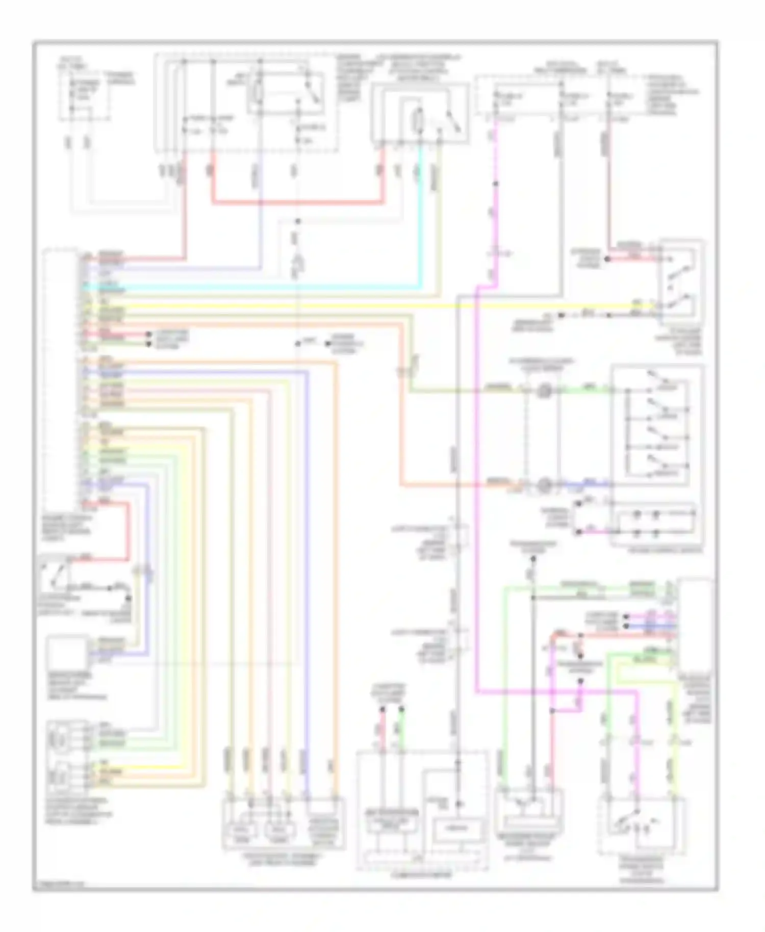 Wiring diagram yel/red for Mitsubishi Lancer X facelift (2011-2015) (1 of 47)