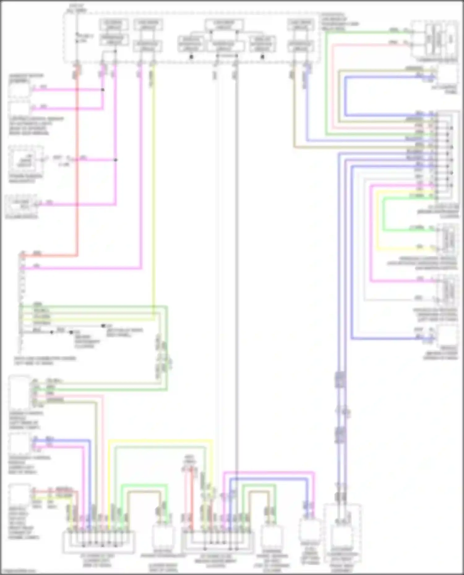 Lancer Mitsubishi X facelift 2 (2015-2017): Computer data lines circuit