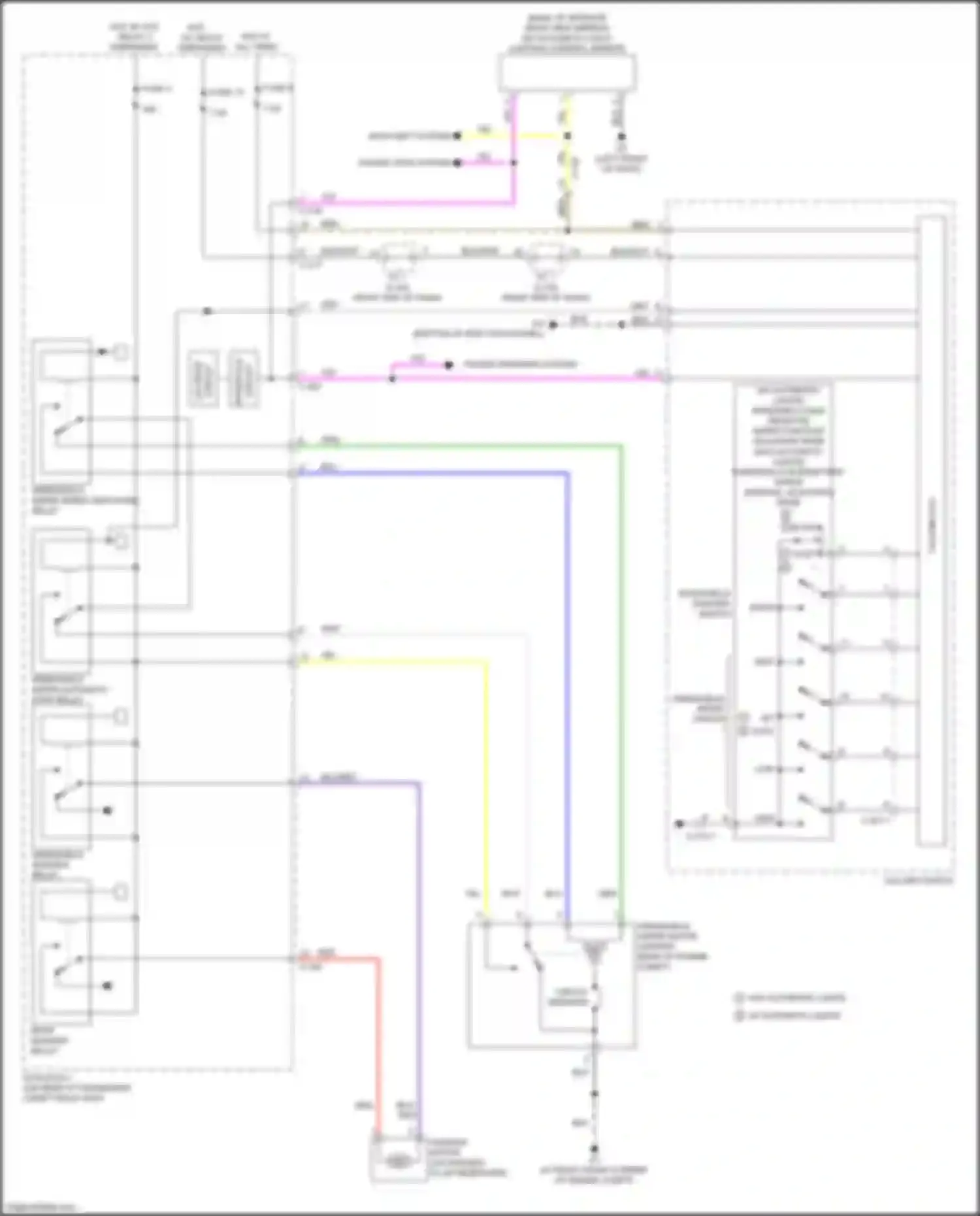 Wiring diagram blk for Mitsubishi Lancer X facelift 2 (2015-2017) (10 of 74)