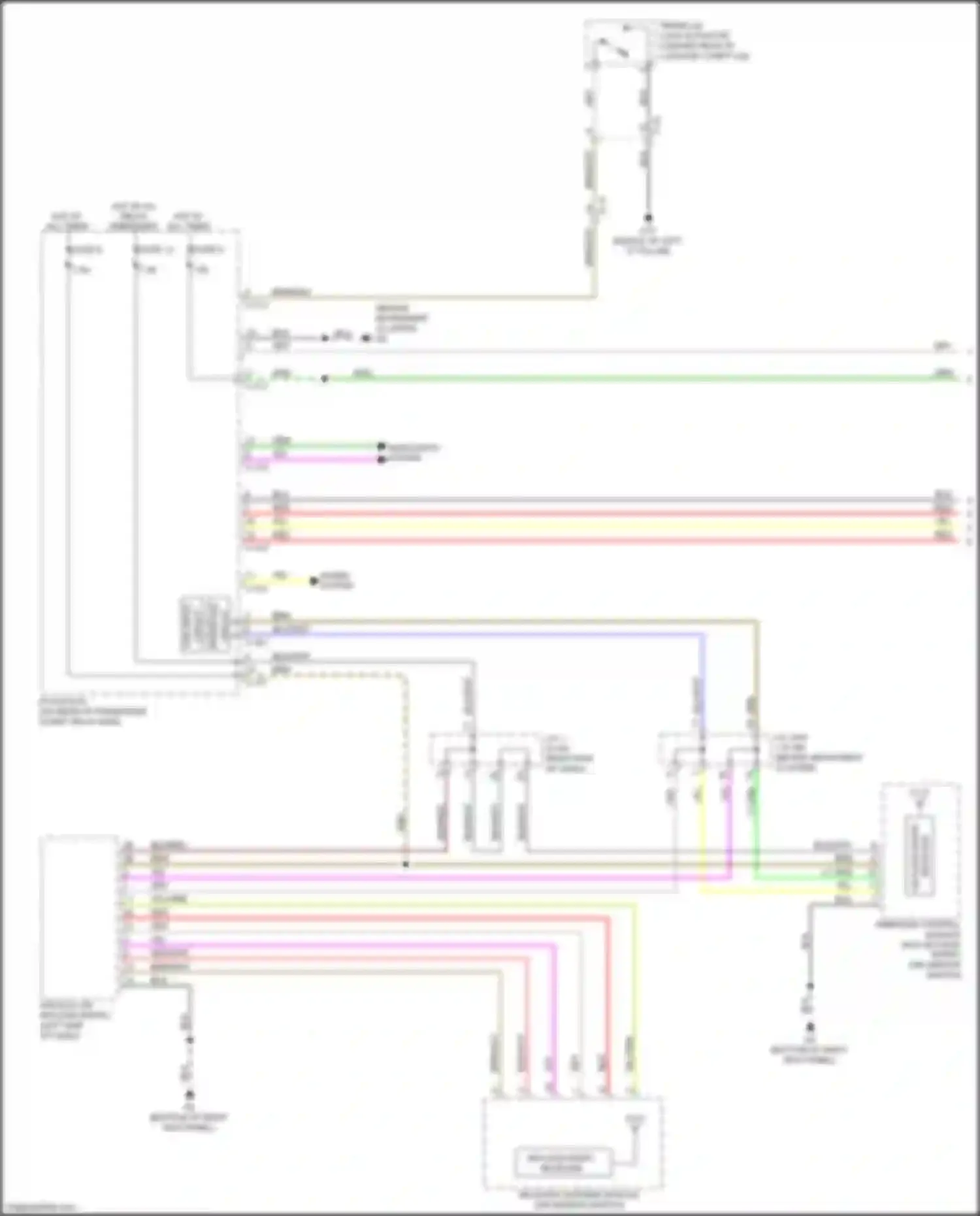 Wiring diagram blk/wht for Mitsubishi Lancer X facelift 2 (2015-2017) (16 of 49)