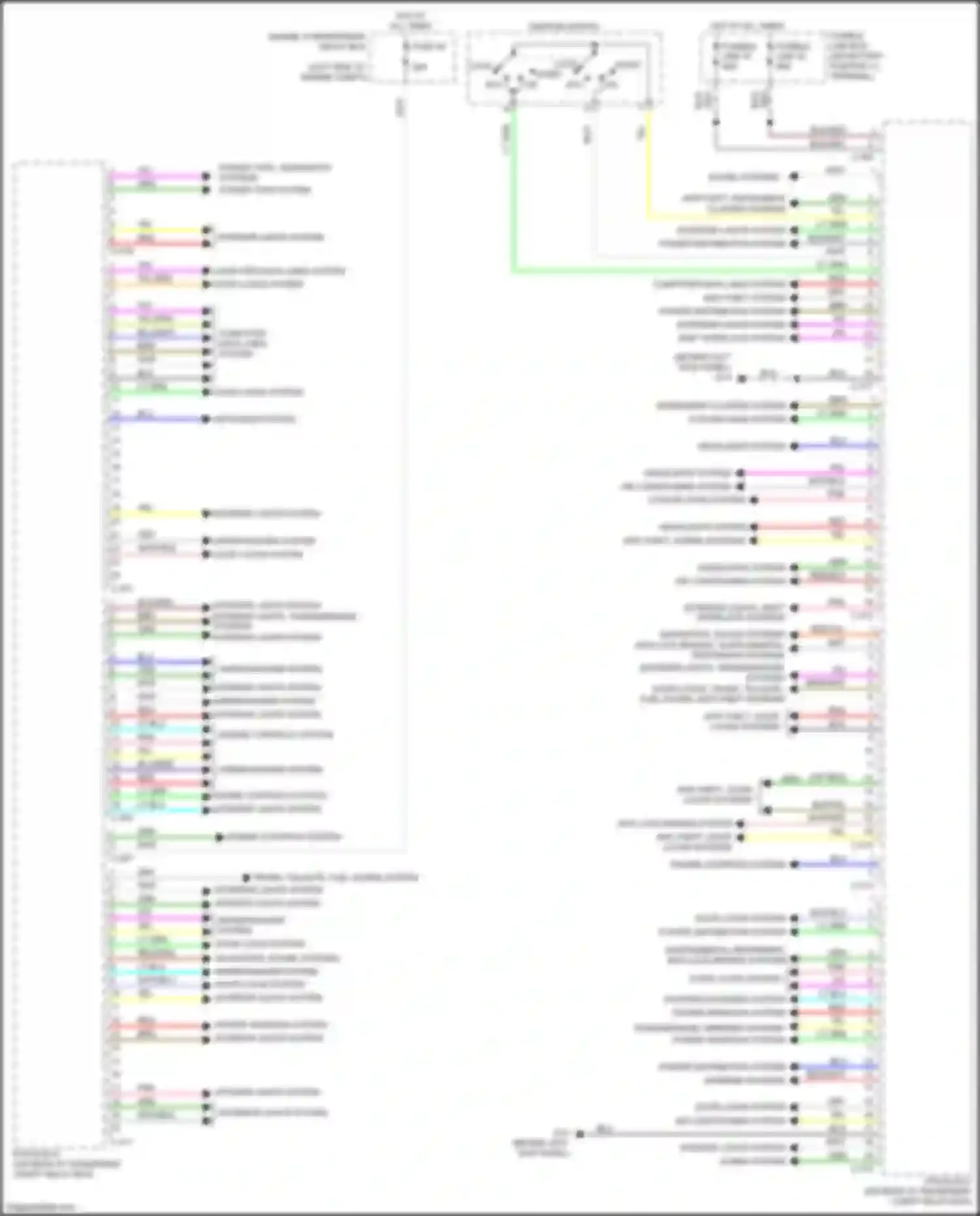Wiring diagram blu/red for Mitsubishi Lancer X facelift 2 (2015-2017) (2 of 9)