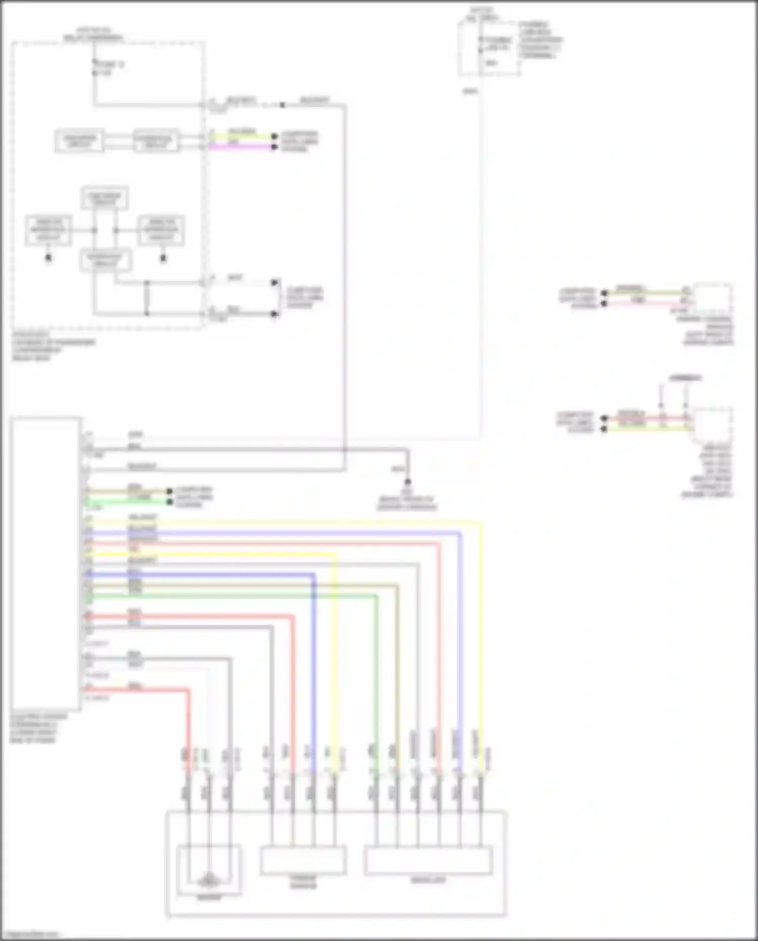 Wiring diagram c-141-1 for Mitsubishi Lancer X facelift 2 (2015-2017) (1 of 1)