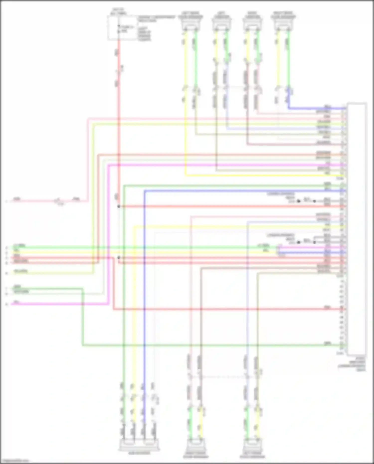 Wiring diagram c-21 for Mitsubishi Lancer X facelift 2 (2015-2017) (4 of 8)