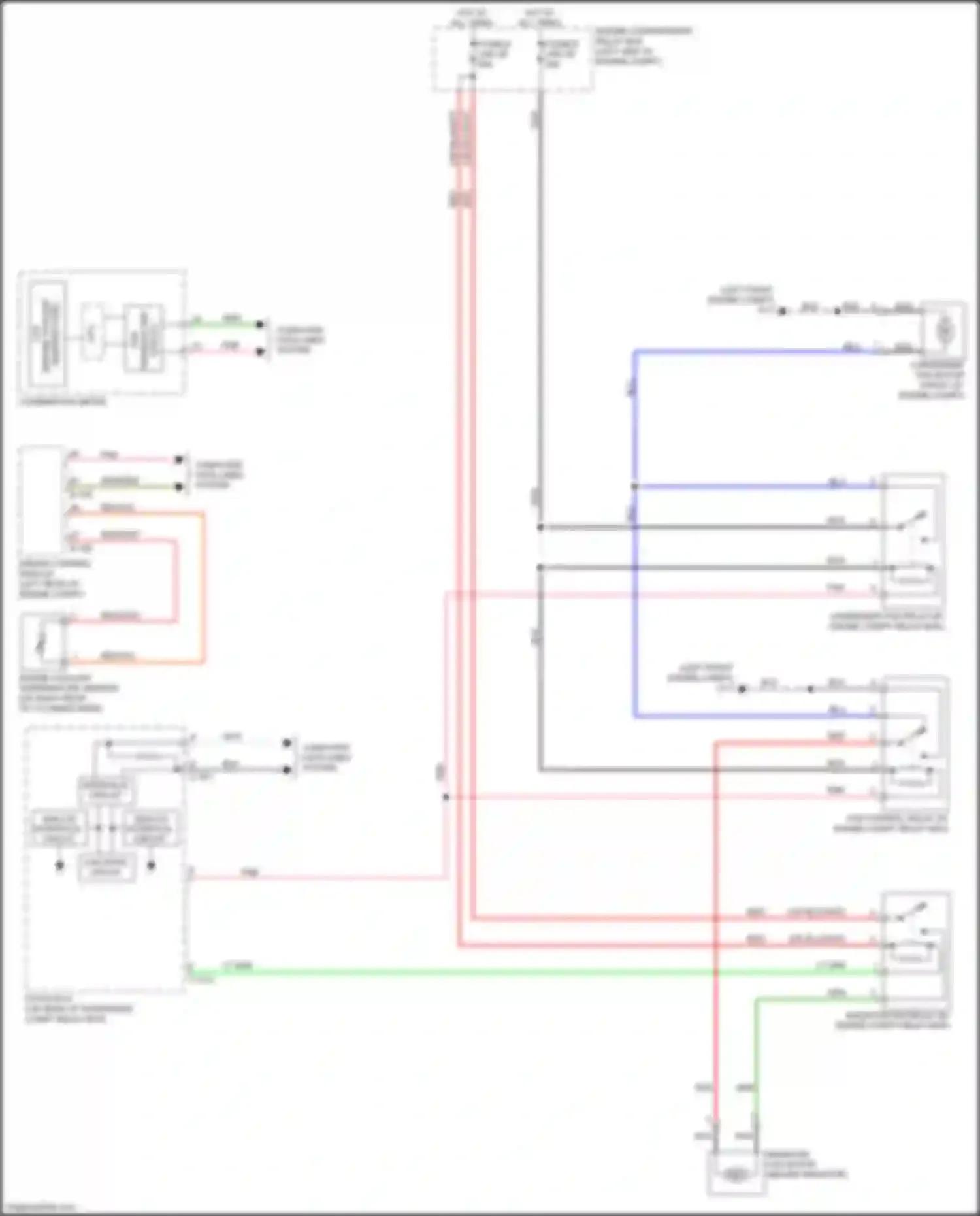 Wiring diagram c-301 for Mitsubishi Lancer X facelift 2 (2015-2017) (5 of 24)