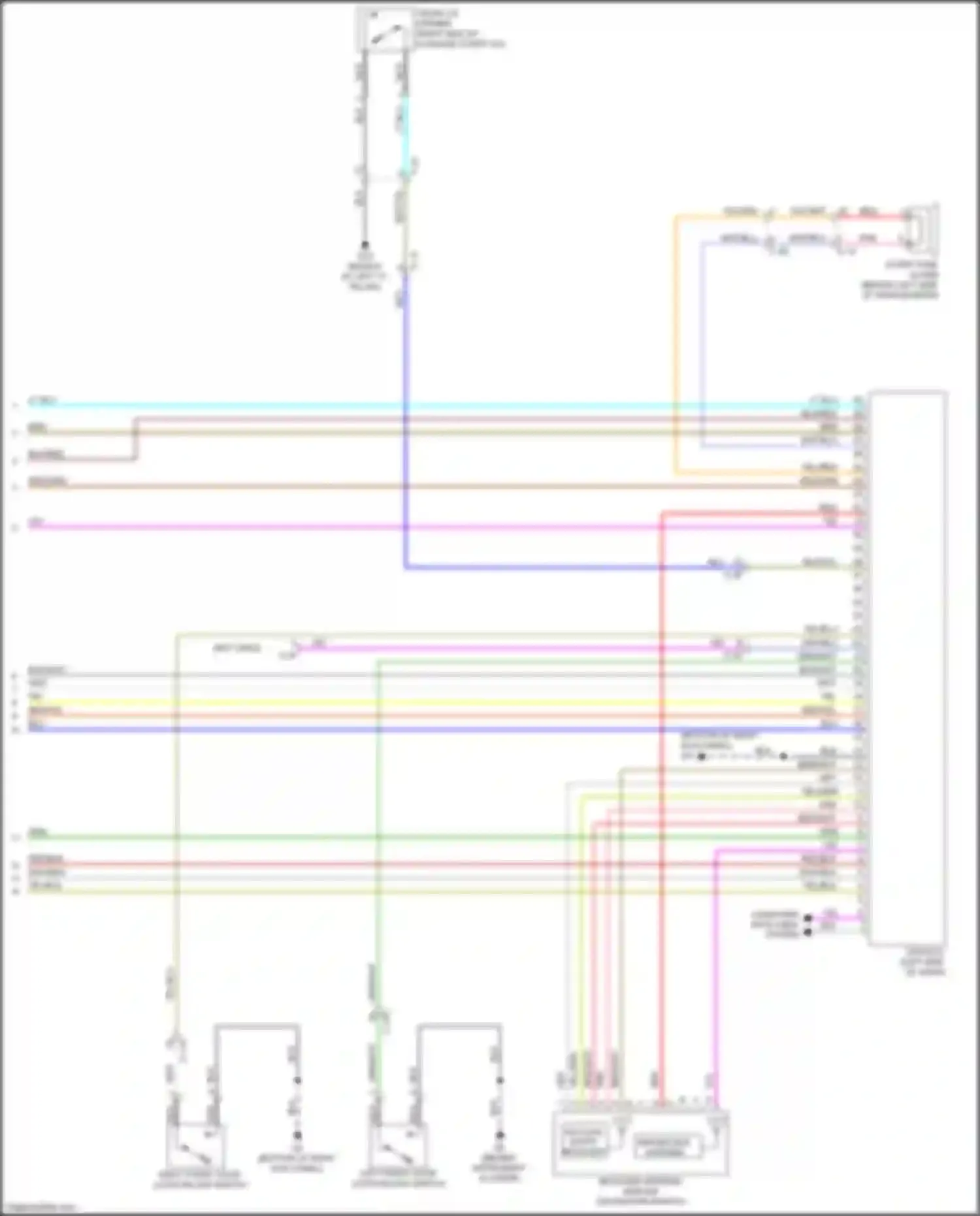 Wiring diagram c-36 for Mitsubishi Lancer X facelift 2 (2015-2017) (4 of 9)