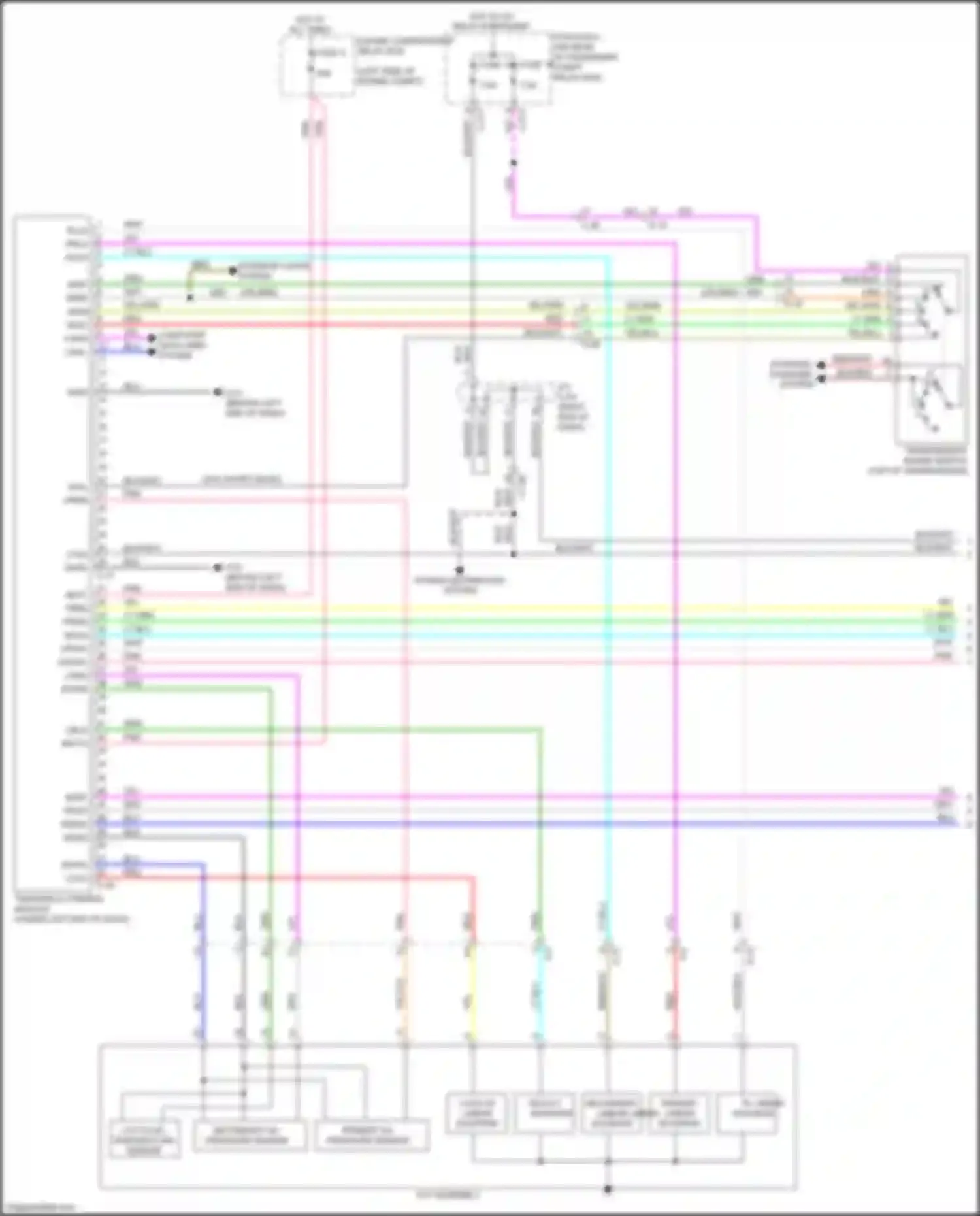 Wiring diagram cvt fluid temperature sensor for Mitsubishi Lancer X facelift 2 (2015-2017) (1 of 1)