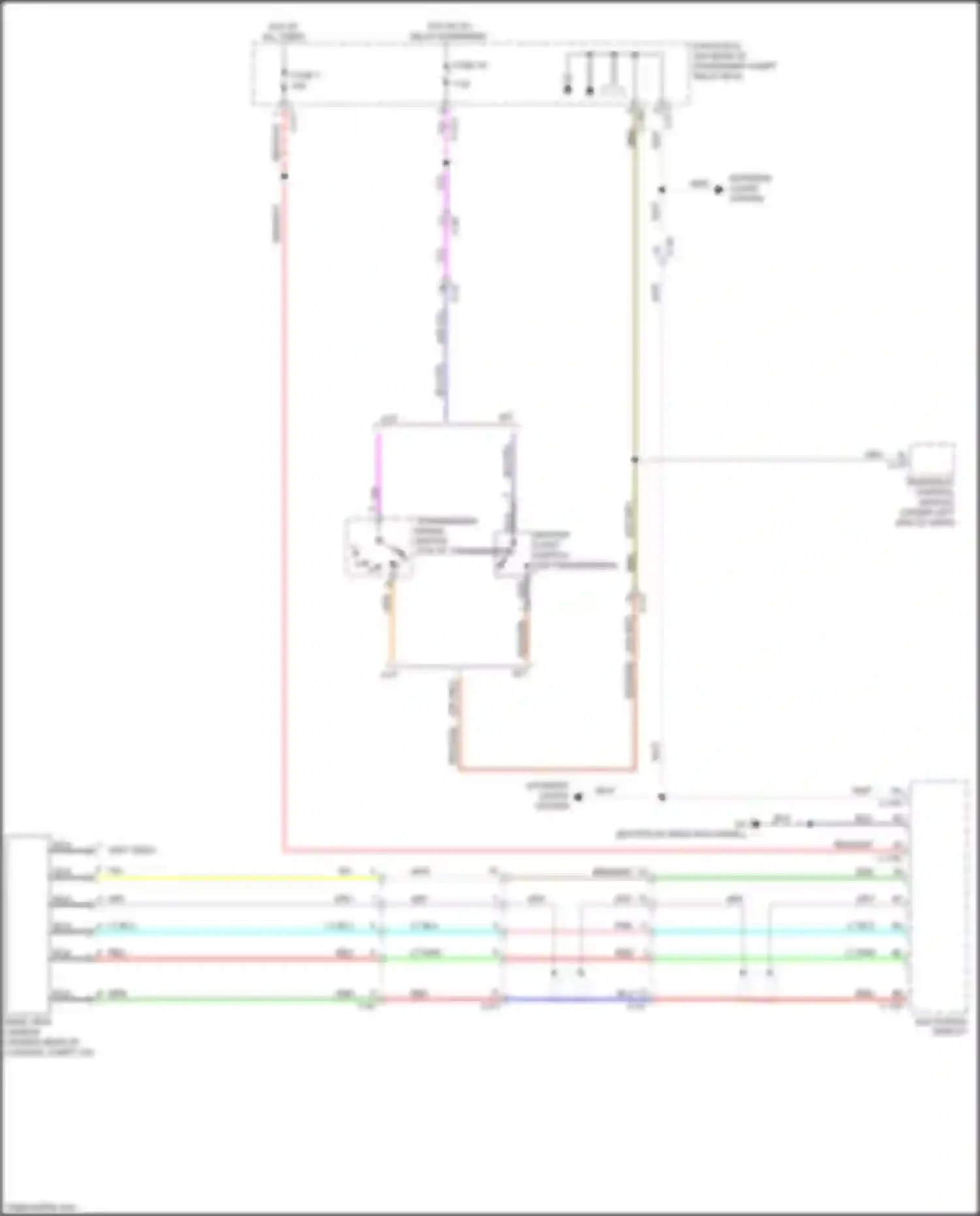 Wiring diagram f-42 for Mitsubishi Lancer X facelift 2 (2015-2017) (1 of 2)