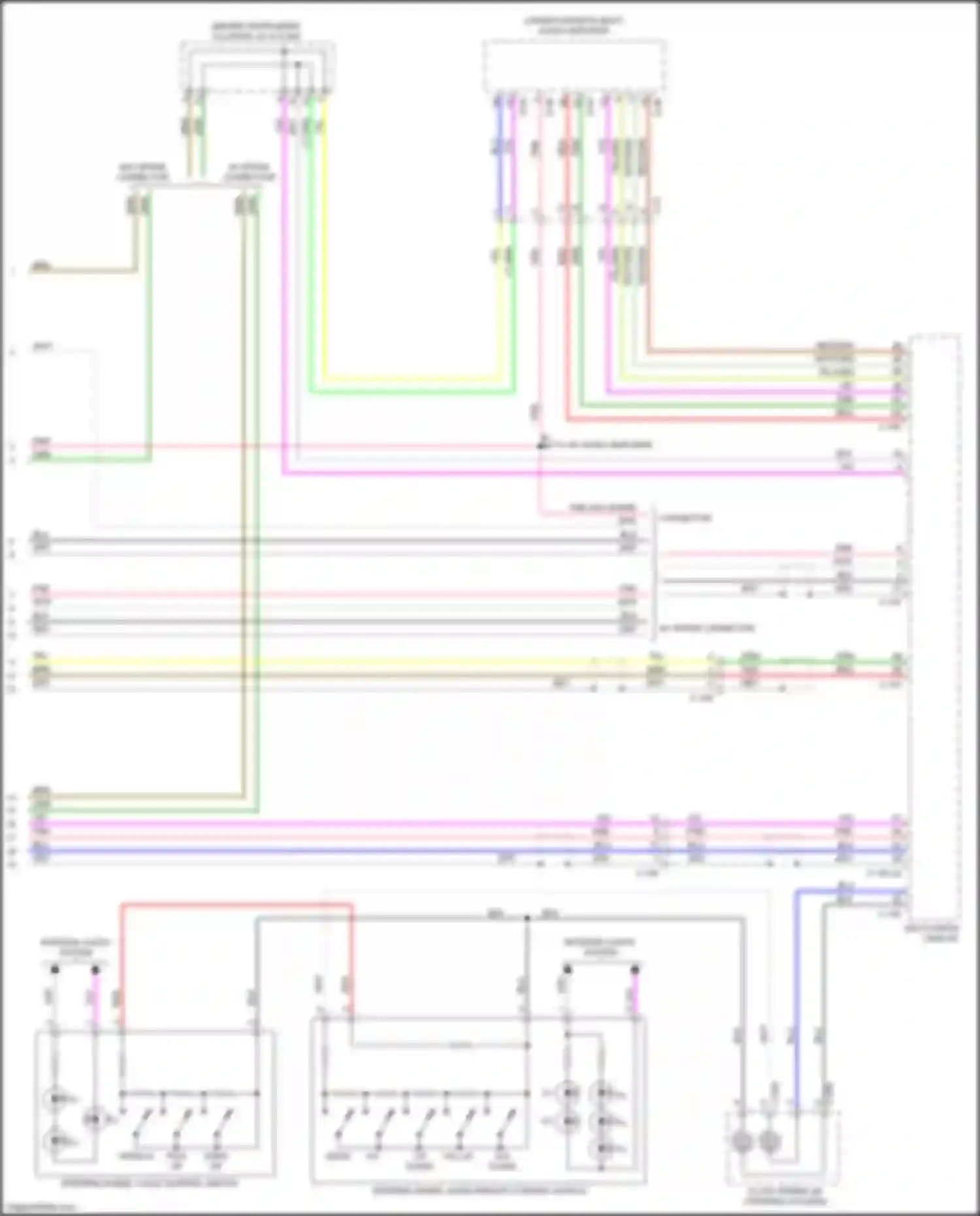 Wiring diagram hang up for Mitsubishi Lancer X facelift 2 (2015-2017) (1 of 6)