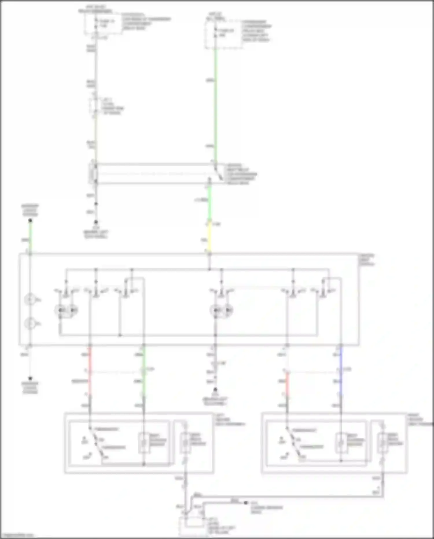 Wiring diagram on off for Mitsubishi Lancer X facelift 2 (2015-2017) (2 of 5)