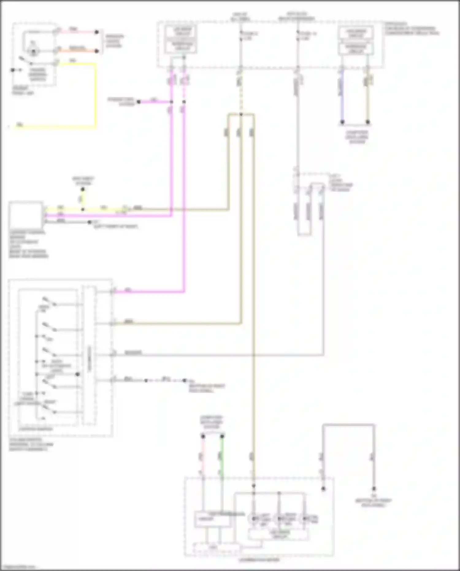 Wiring diagram right turn ind for Mitsubishi Lancer X facelift 2 (2015-2017) (1 of 2)