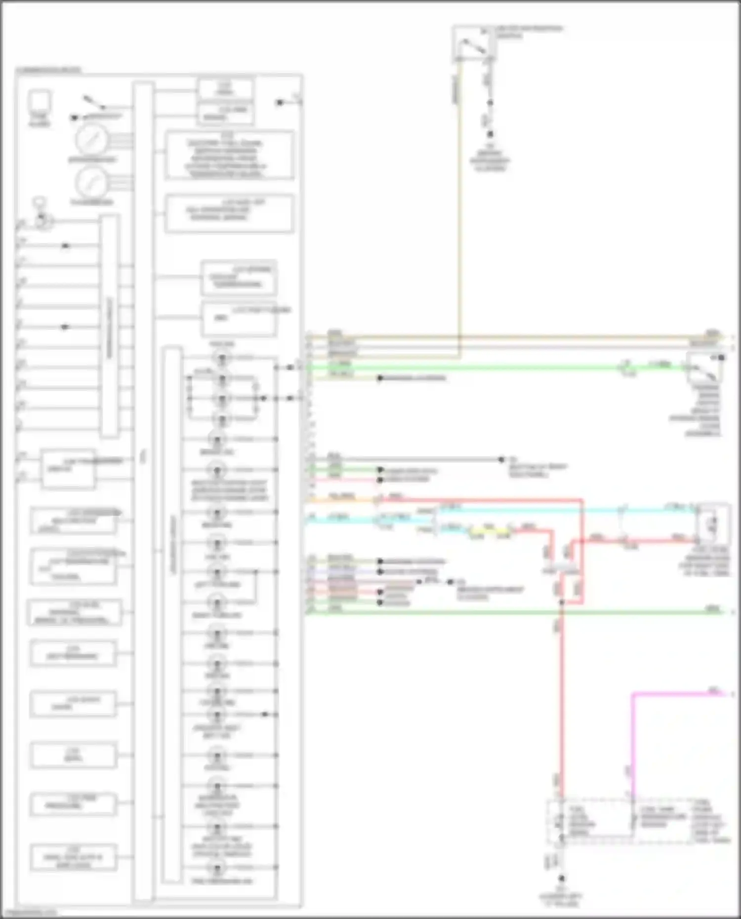 Wiring diagram sound systems for Mitsubishi Lancer X facelift 2 (2015-2017) (2 of 3)