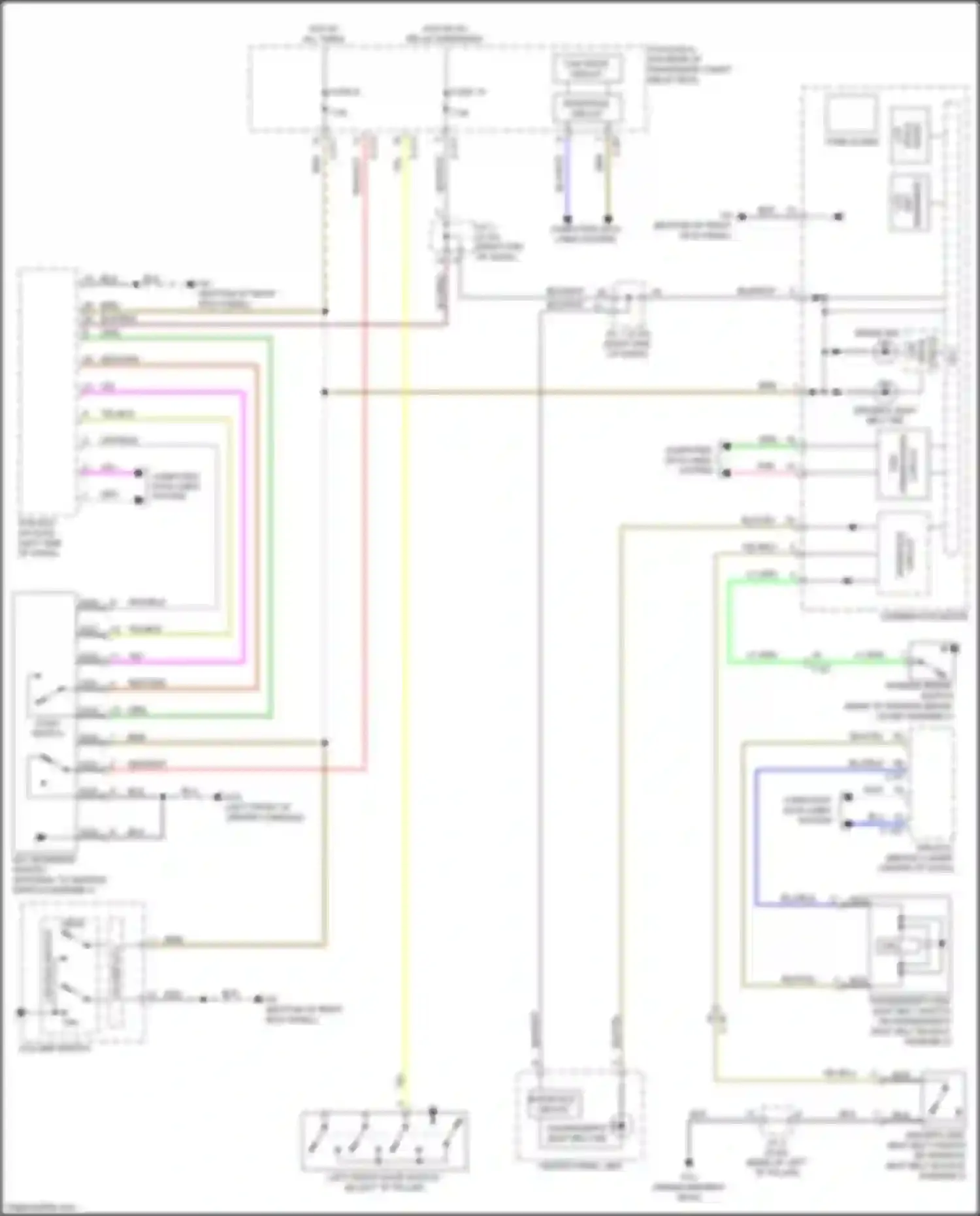 Wiring diagram wht/blk for Mitsubishi Lancer X facelift 2 (2015-2017) (5 of 16)