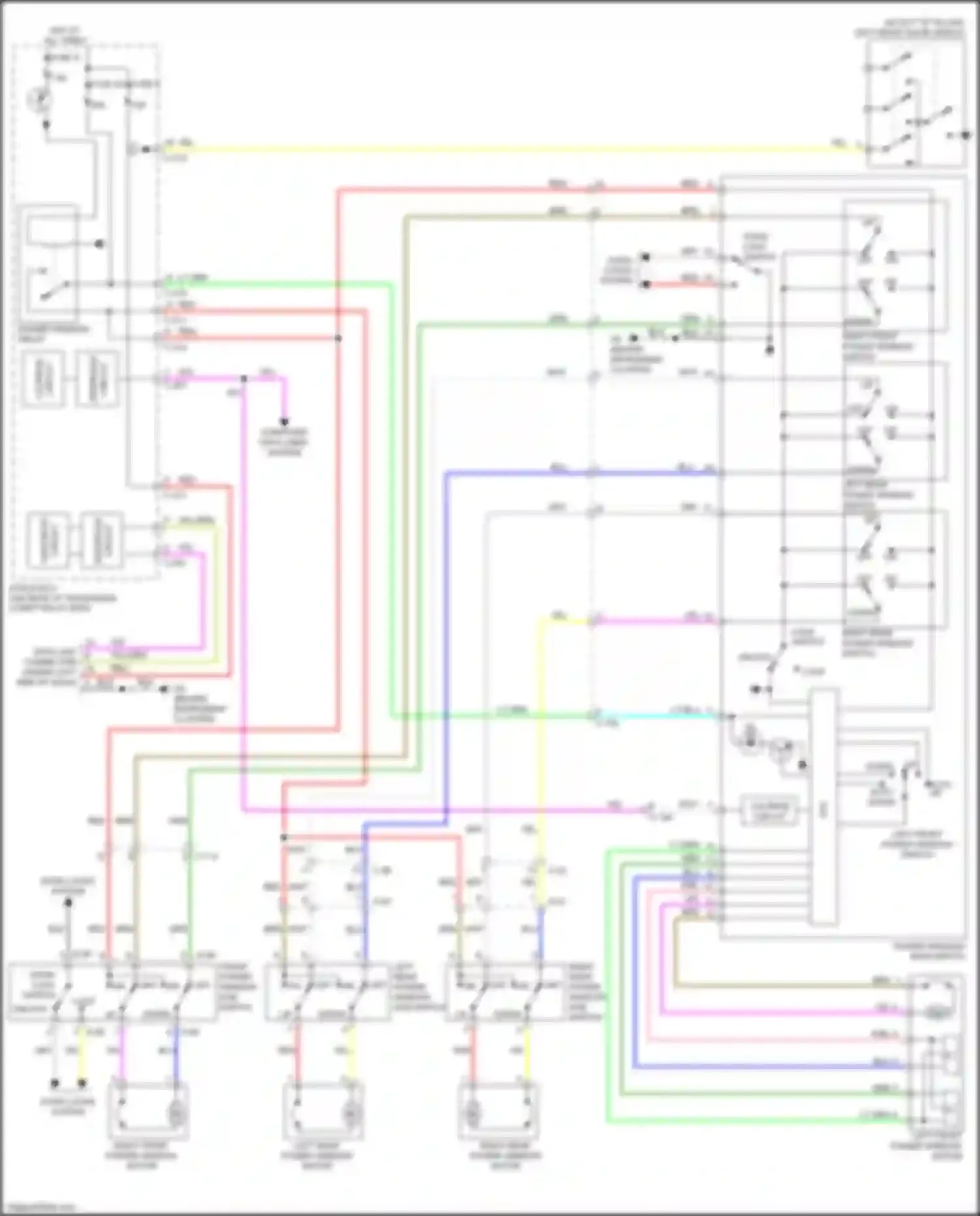 Wiring diagram yel/grn for Mitsubishi Lancer X facelift 2 (2015-2017) (4 of 30)