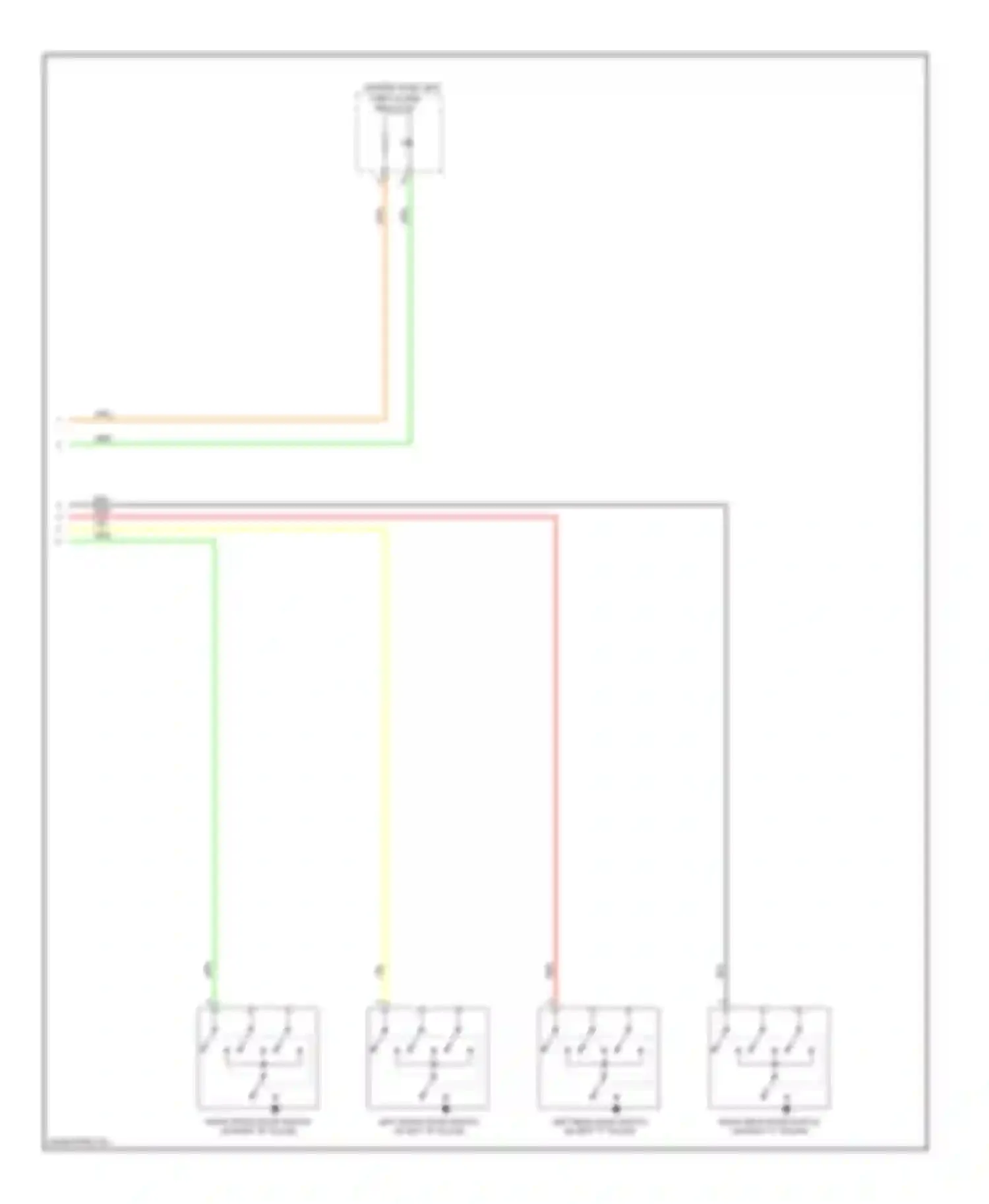 Lancer Mitsubishi X (2007-2010): Forced entry circuit, except evolution (2 of 2)