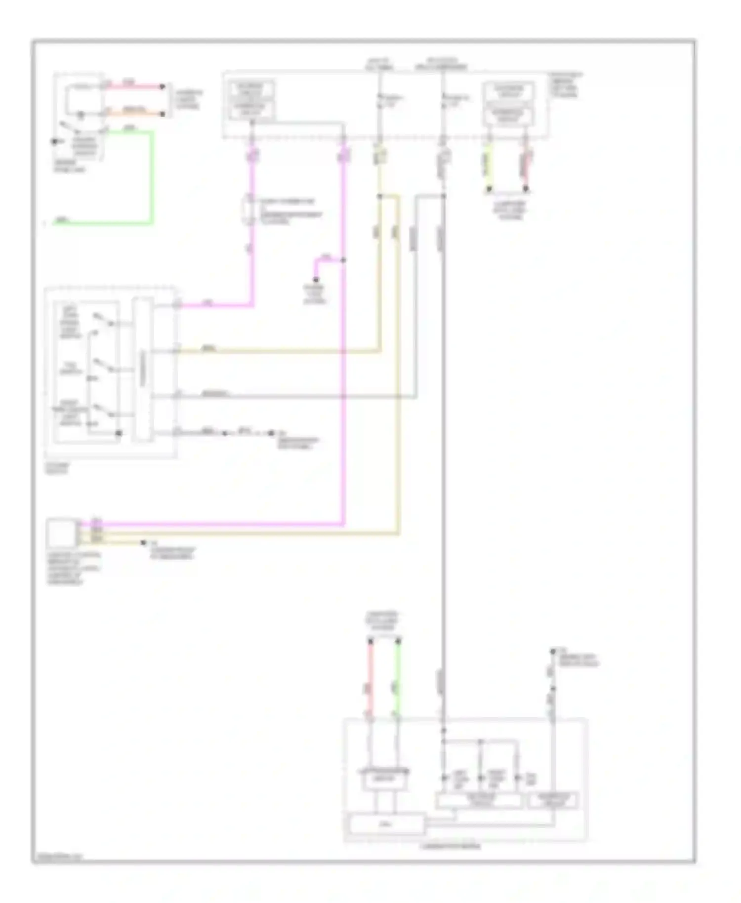 Lancer Mitsubishi X (2007-2010): Exterior lamps circuit, evolution (2 of 2)