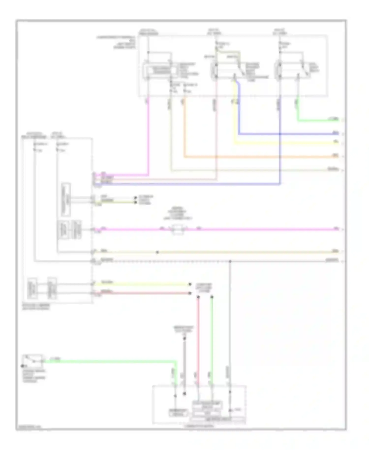 Lancer Mitsubishi X (2007-2010): Headlights circuit, evolution with drl (1 of 2)
