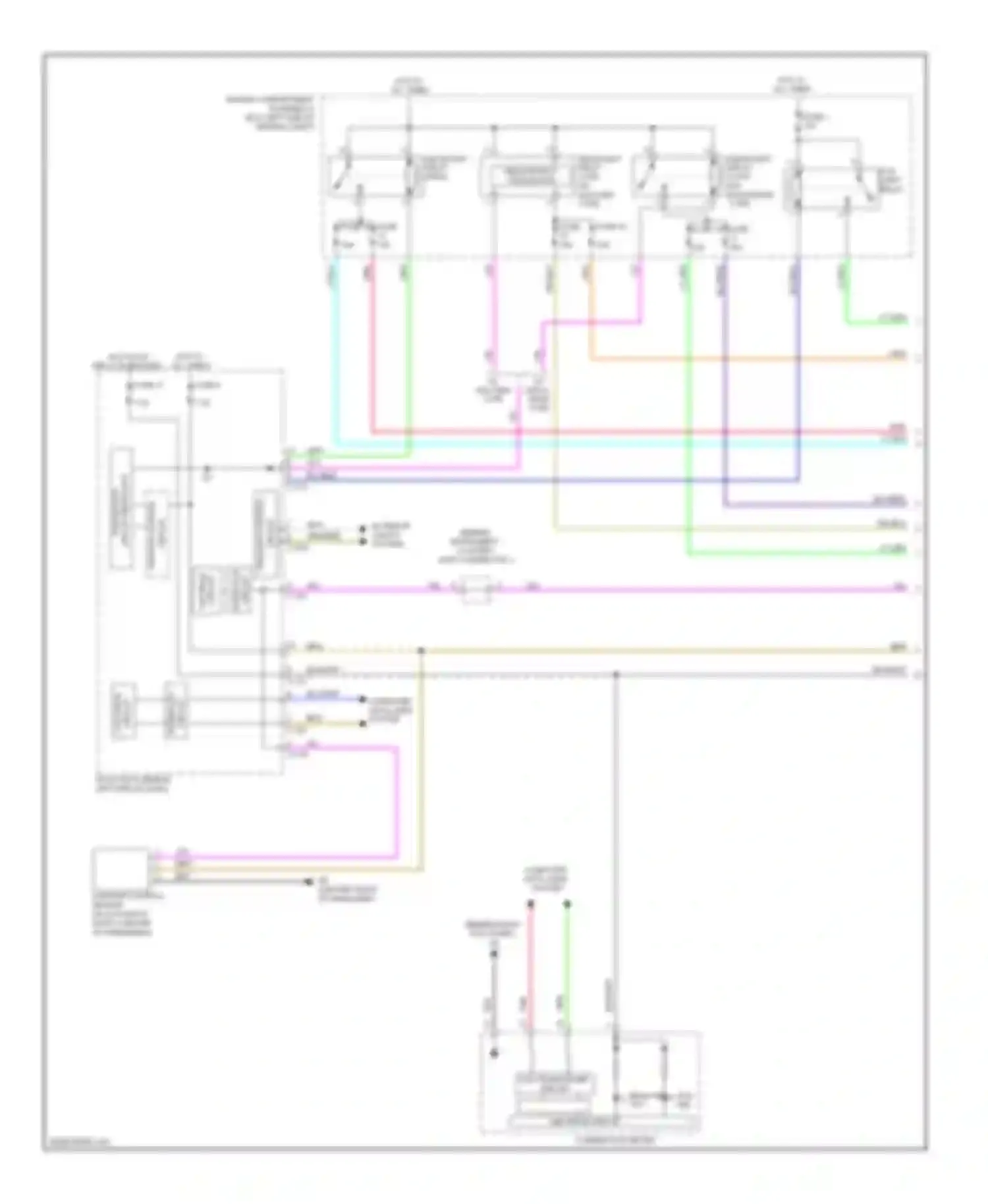 Lancer Mitsubishi X (2007-2010): Headlights circuit, evolution without drl (1 of 2)
