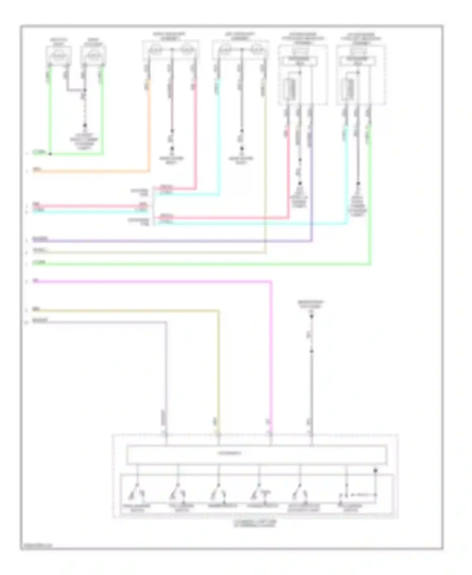 Lancer Mitsubishi X (2007-2010): Headlights circuit, evolution without drl (2 of 2)