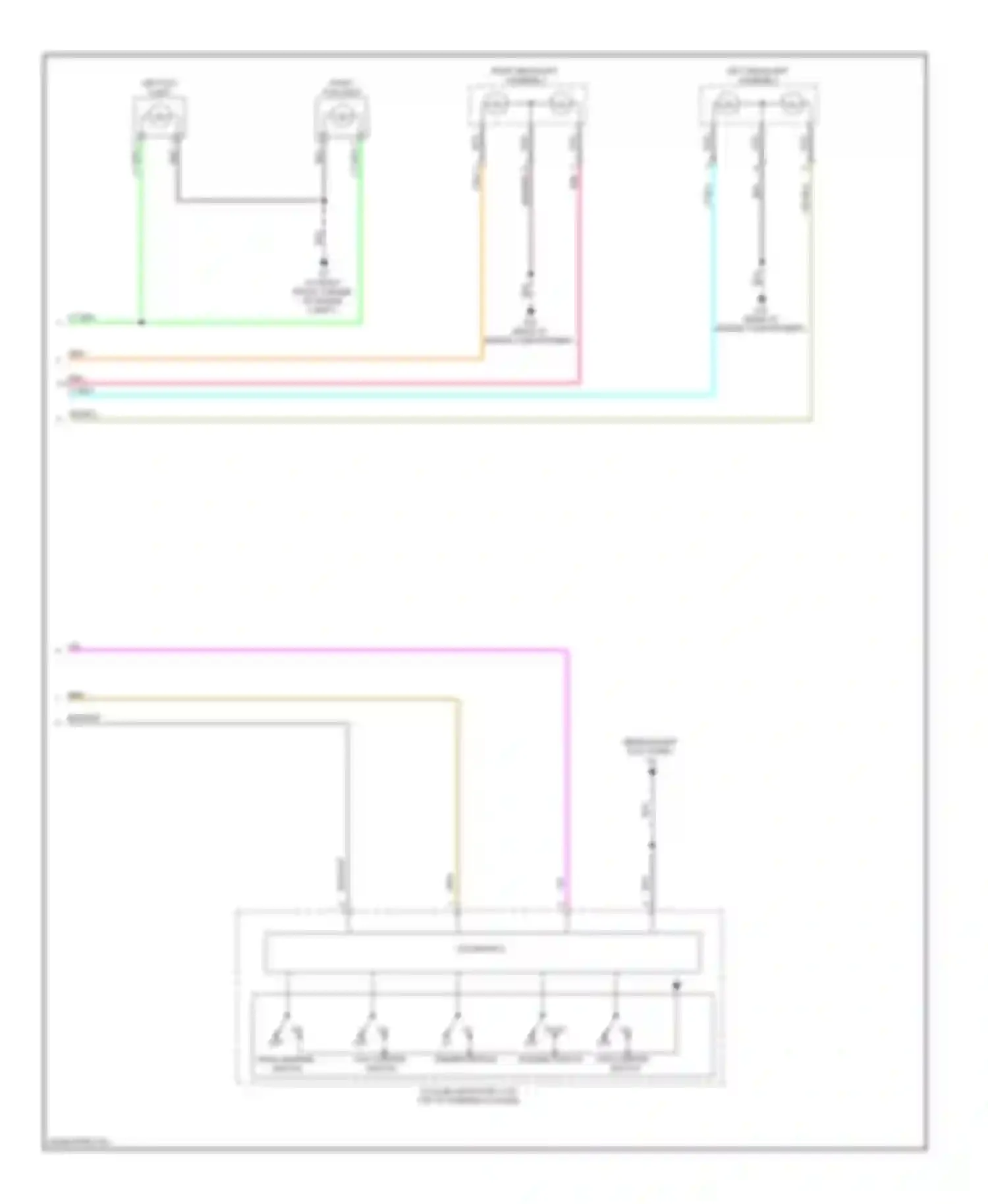 Lancer Mitsubishi X (2007-2010): Headlights circuit, except evolution (2 of 2)